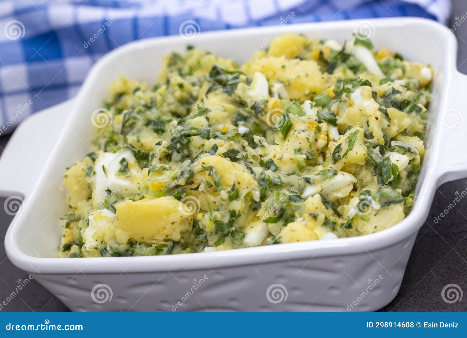 Turkish Style Food Potato Salad Stock Photo Image of kartoffelsalat, vegetarian 298914608