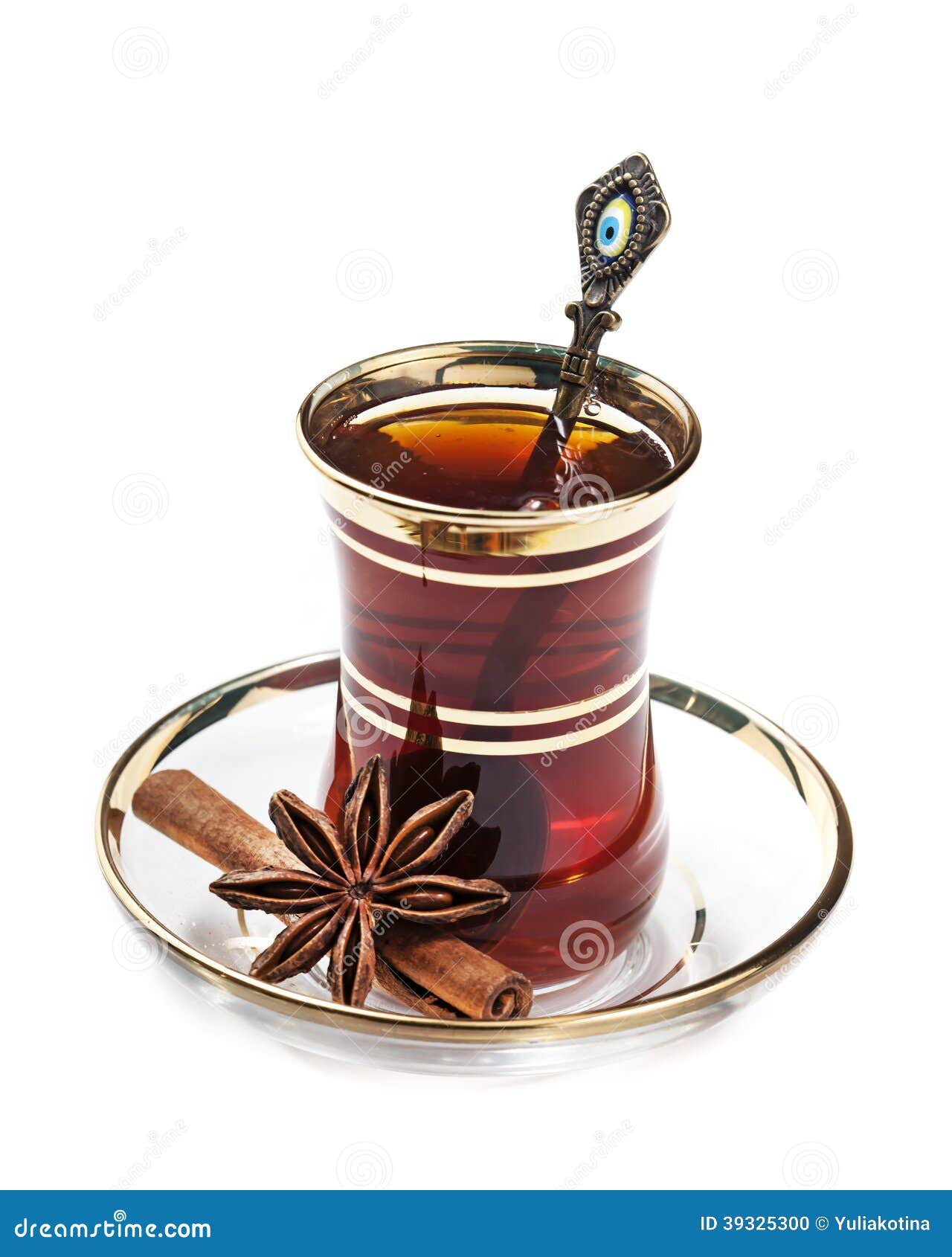 Turkish tea stock photo. Image of plate, brown, break 39325300