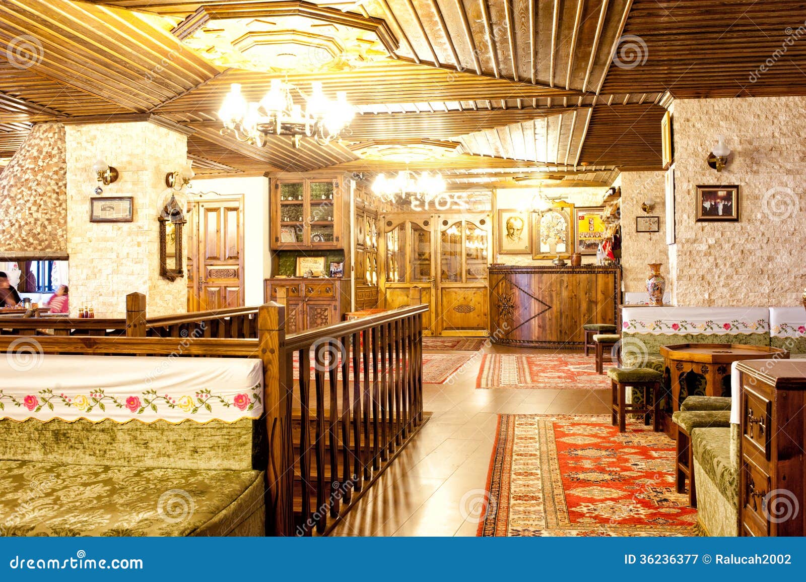 Turkish Traditional Interior Design Bursa Turkey Editorial