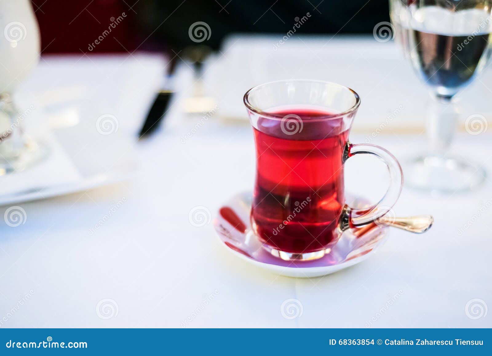 Turkish Traditional Pomegranate Tea Stock Photo Image of turk, glass