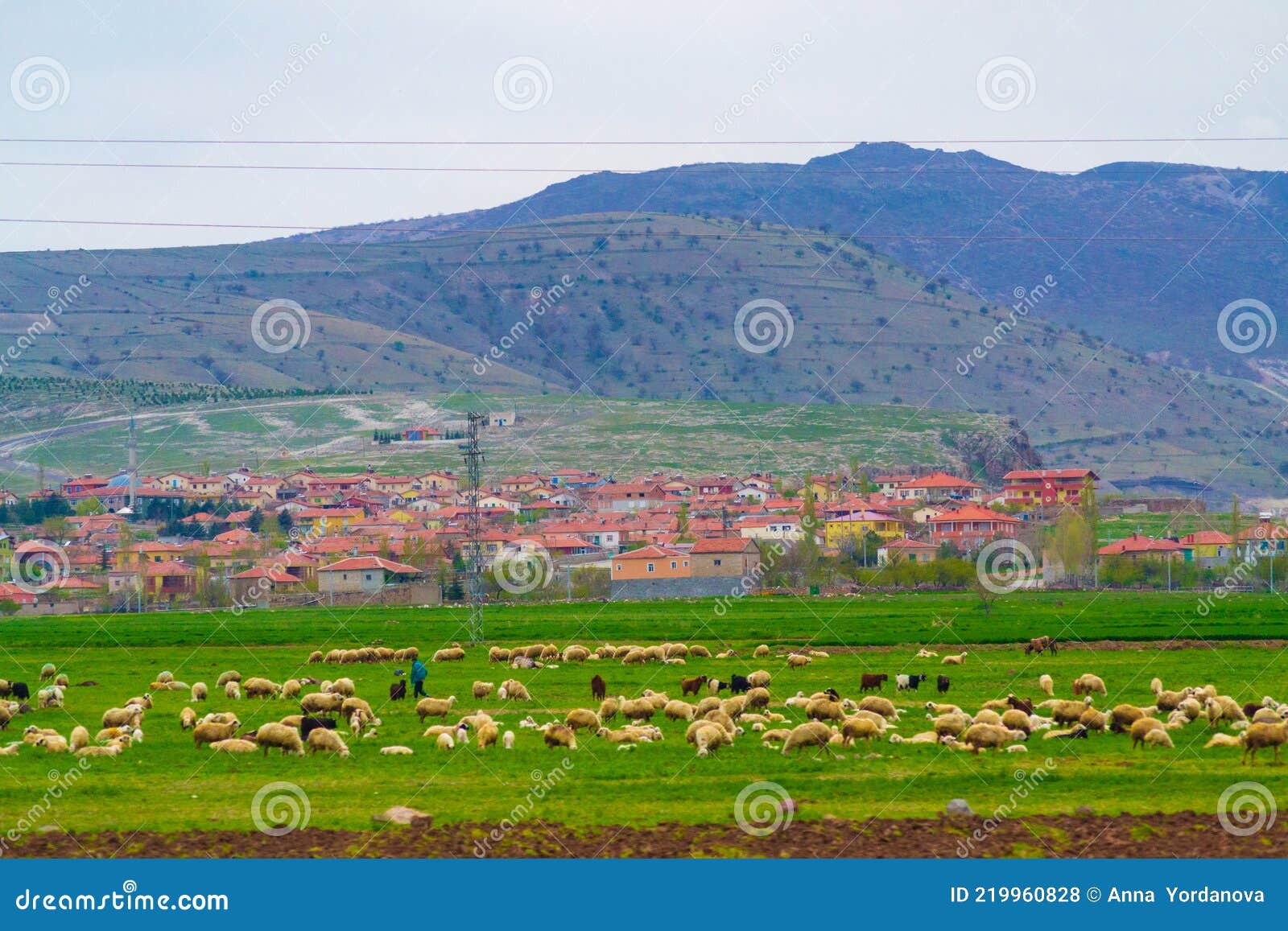 turkish village at central anatolia turkey