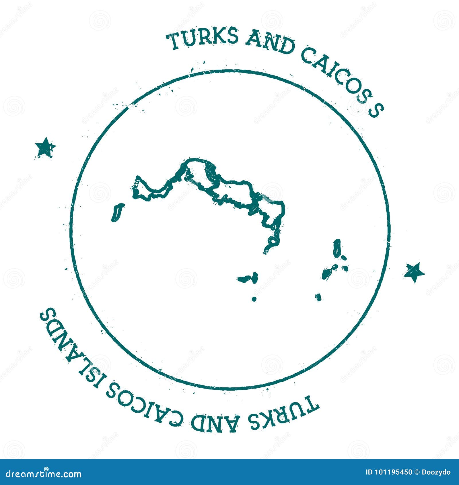 turks and caicos islands  map.