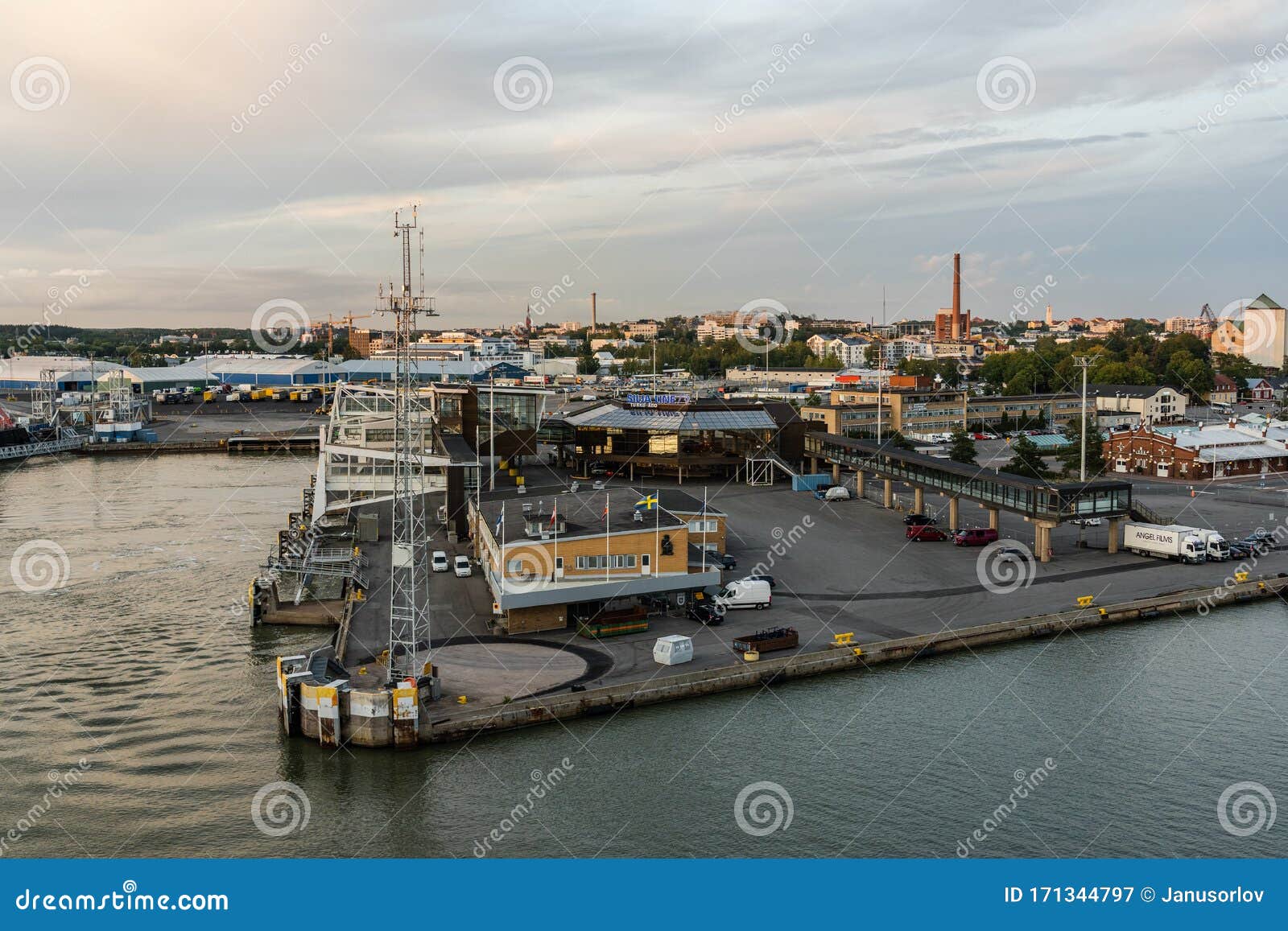 Turku Finland the Silja Line Terminal in the Port Editorial Photography -  Image of facades, glass: 171344797