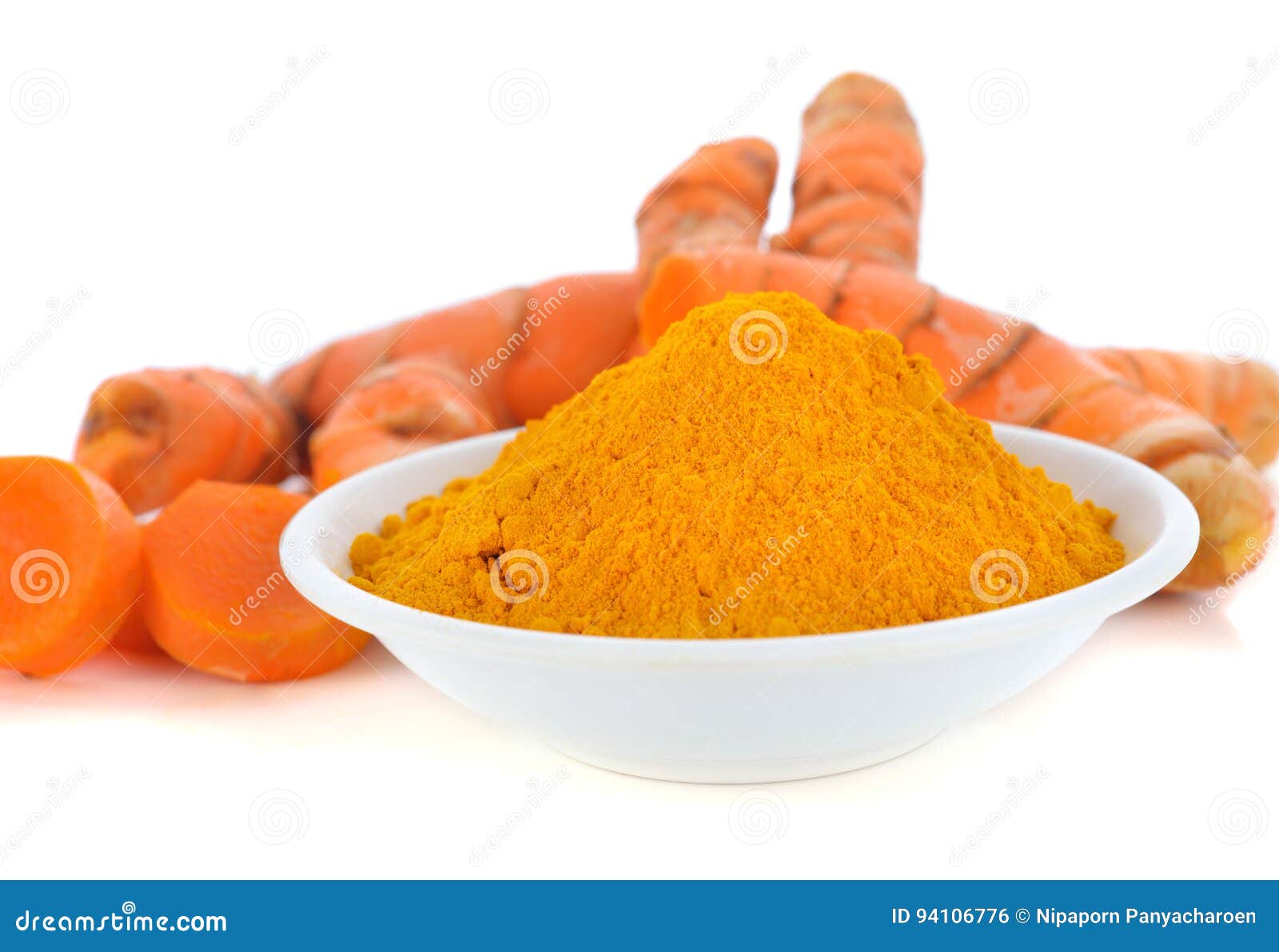 Turmeric Curcuma powder stock photo. Image of fresh, ingredient 94106776