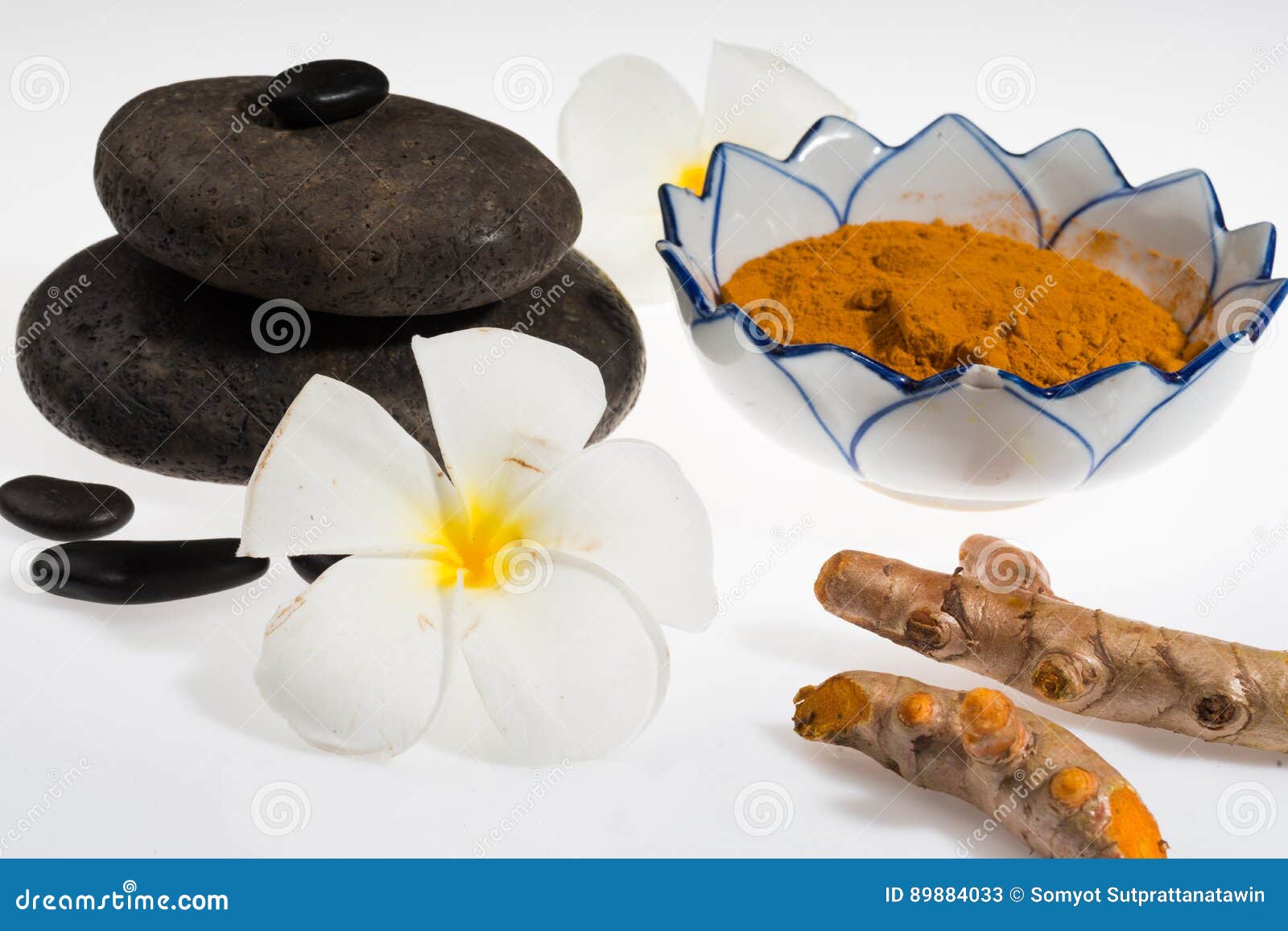 Turmeric herb stock image. Image of herb, therapy, white 89884033
