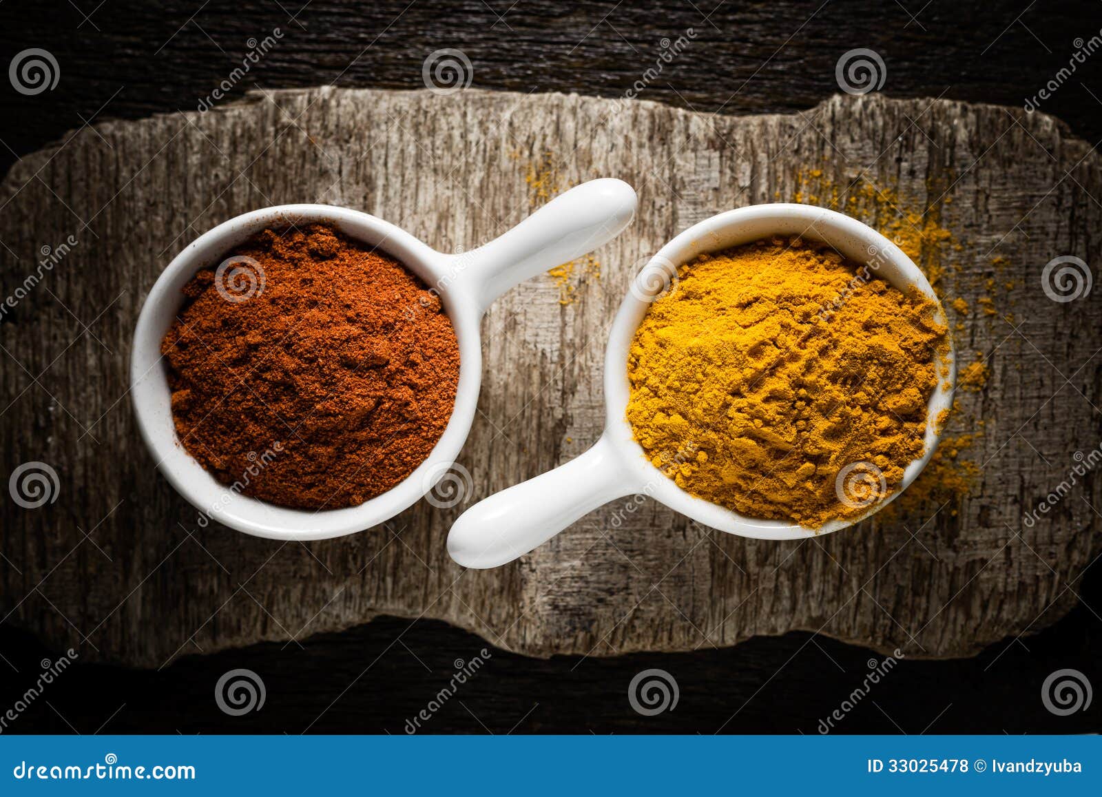 Turmeric and paprika stock photo. Image of aromatic, cooking 33025478