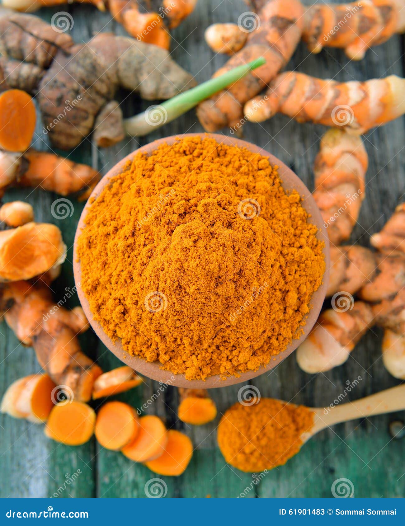 Turmeric Roots in the Basket Stock Image Image of yellow, background