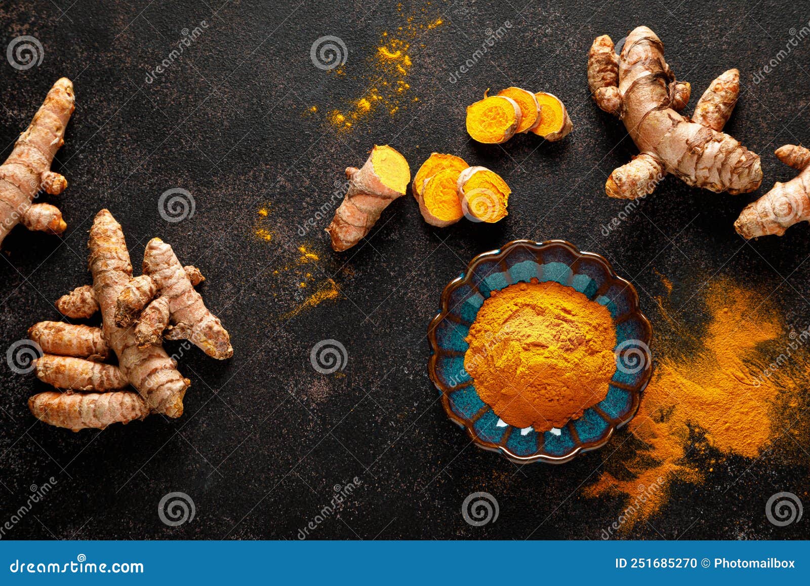 Curcuma, Racine en Poudre