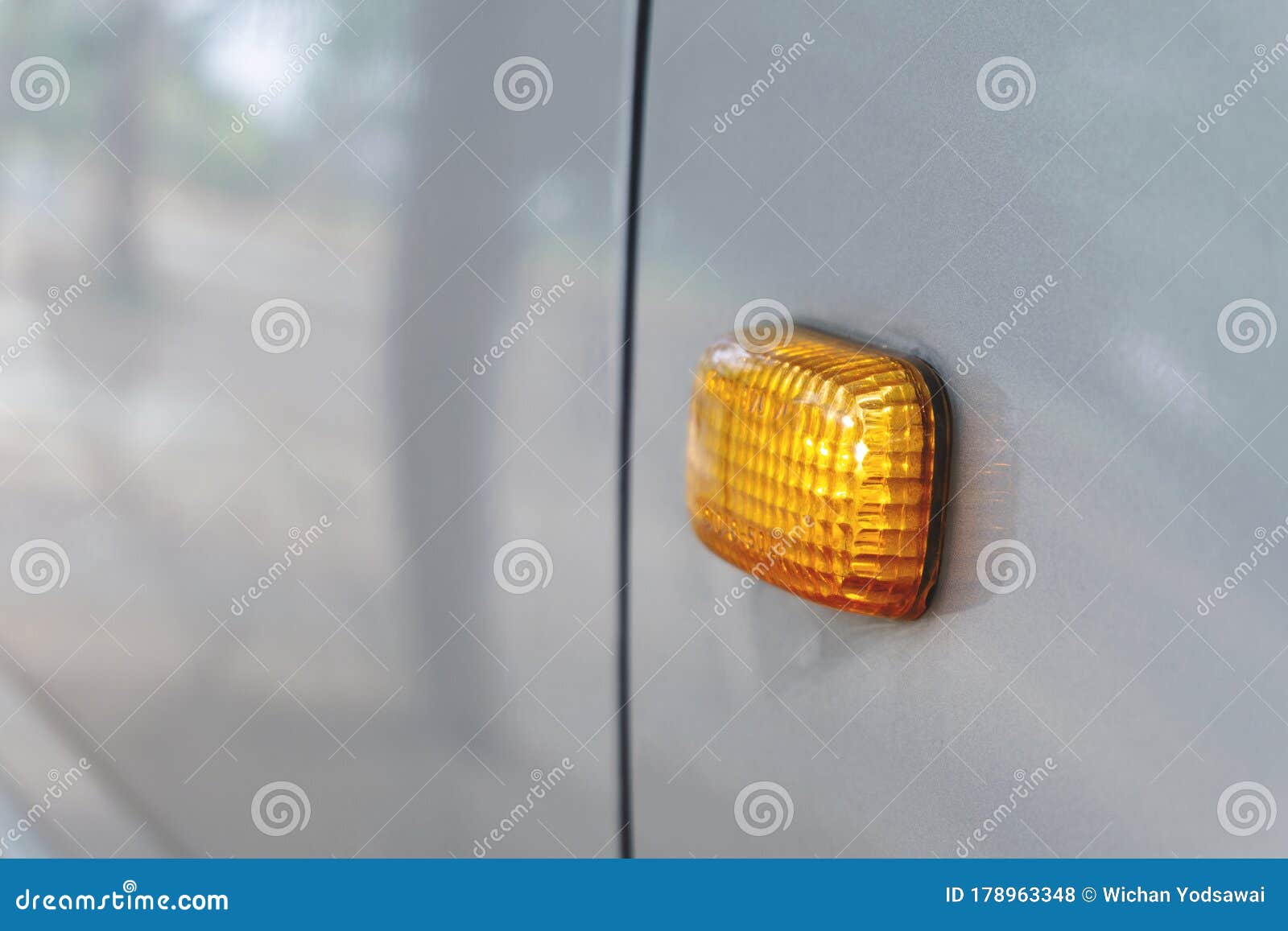 Turn Lamp Signals for Turn of Car. Stock Photo Image of bumper, turn