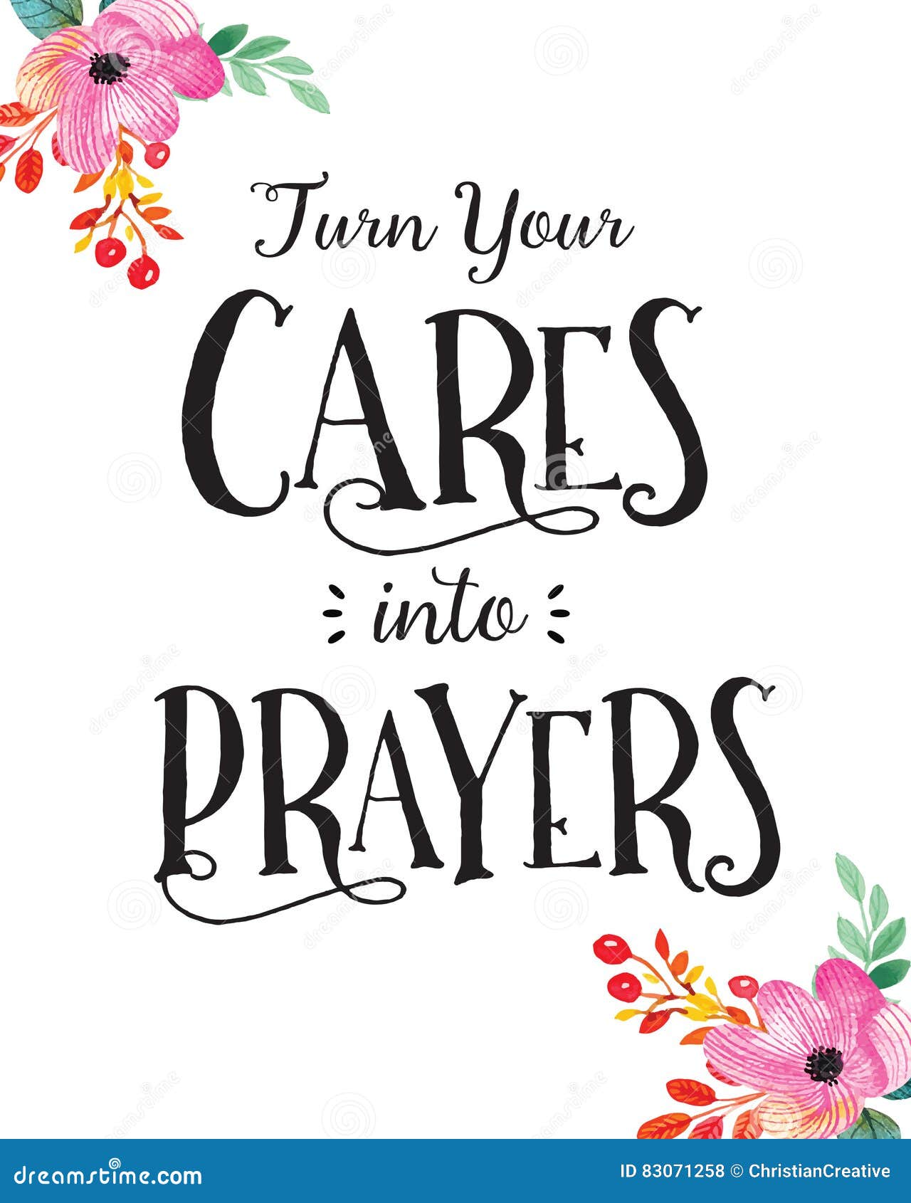 turn your cares into prayers