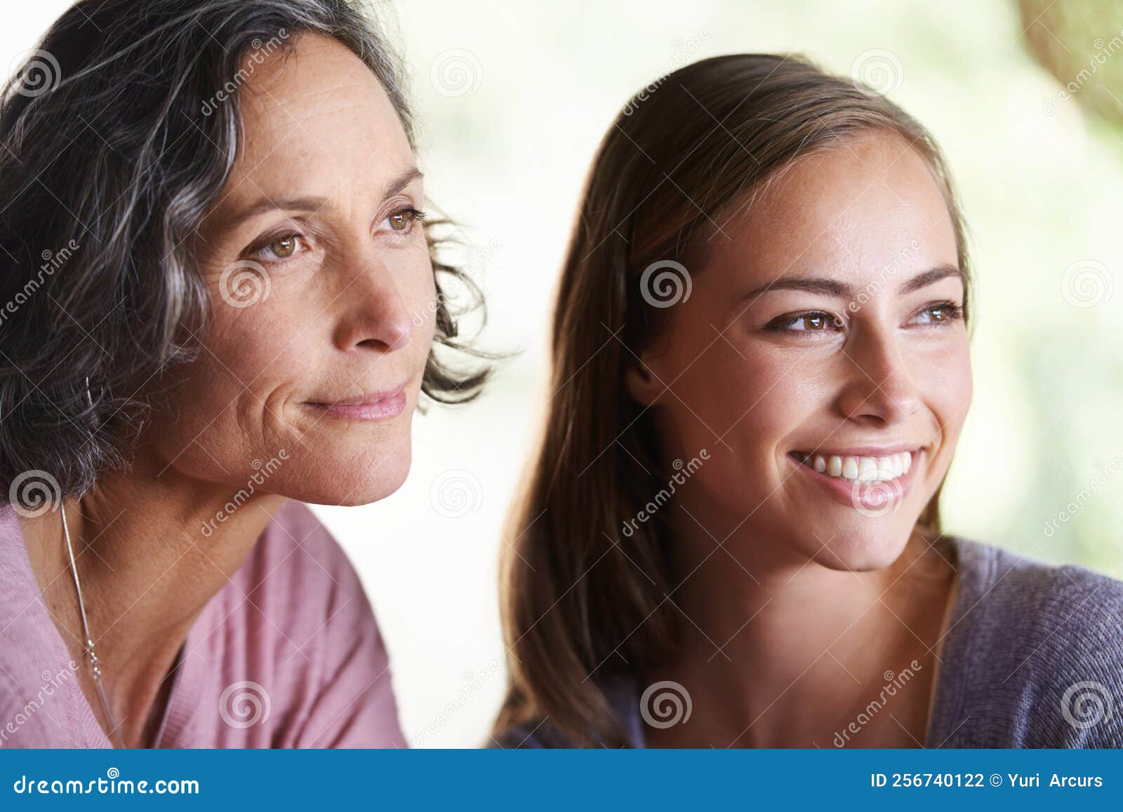 She Turned Into A Woman Her Mom Was Proud Of A Beautiful Mother And Daughter Looking Happy 