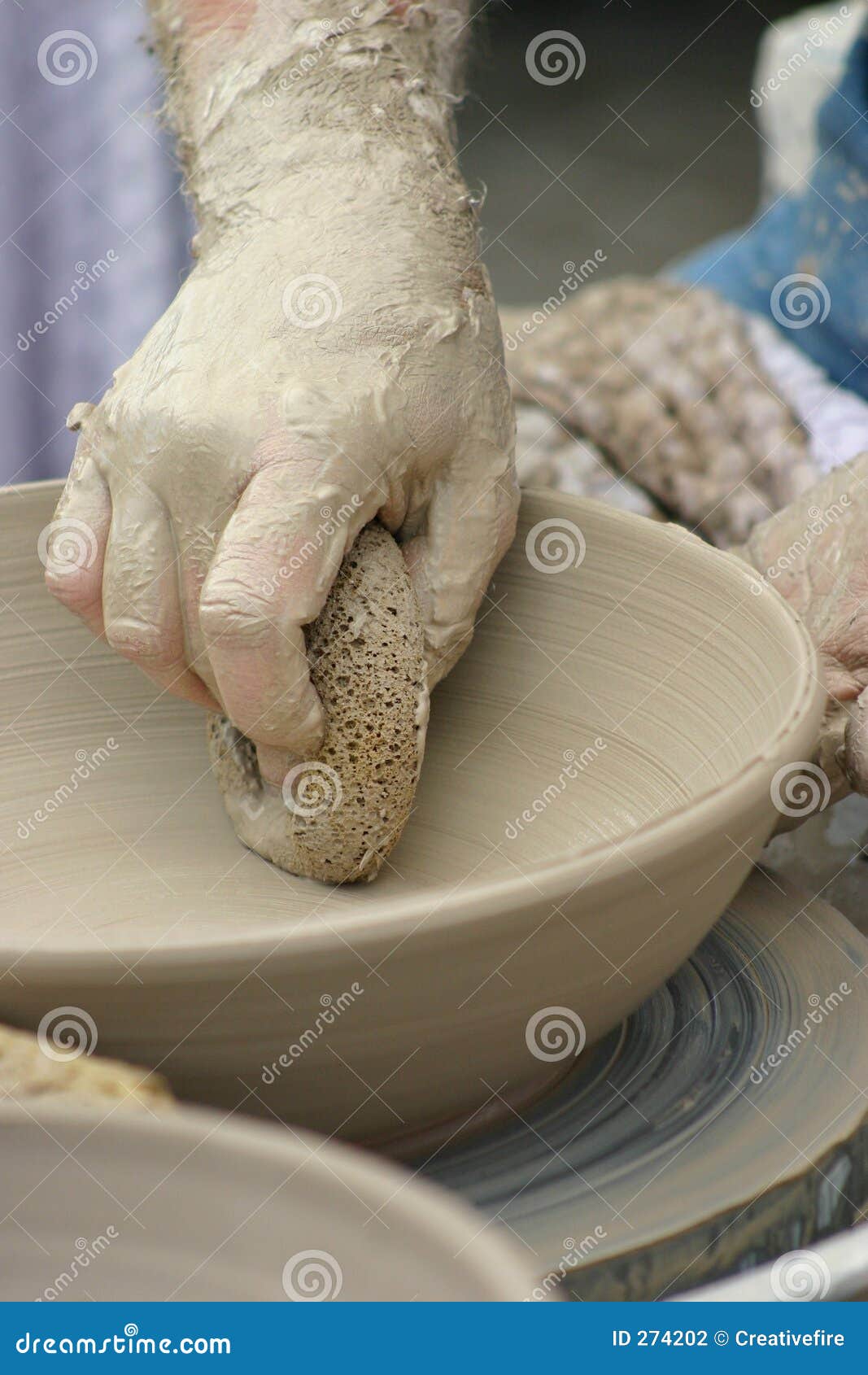 Turning Pottery stock photo. Image of firing, shaping, casting 274202
