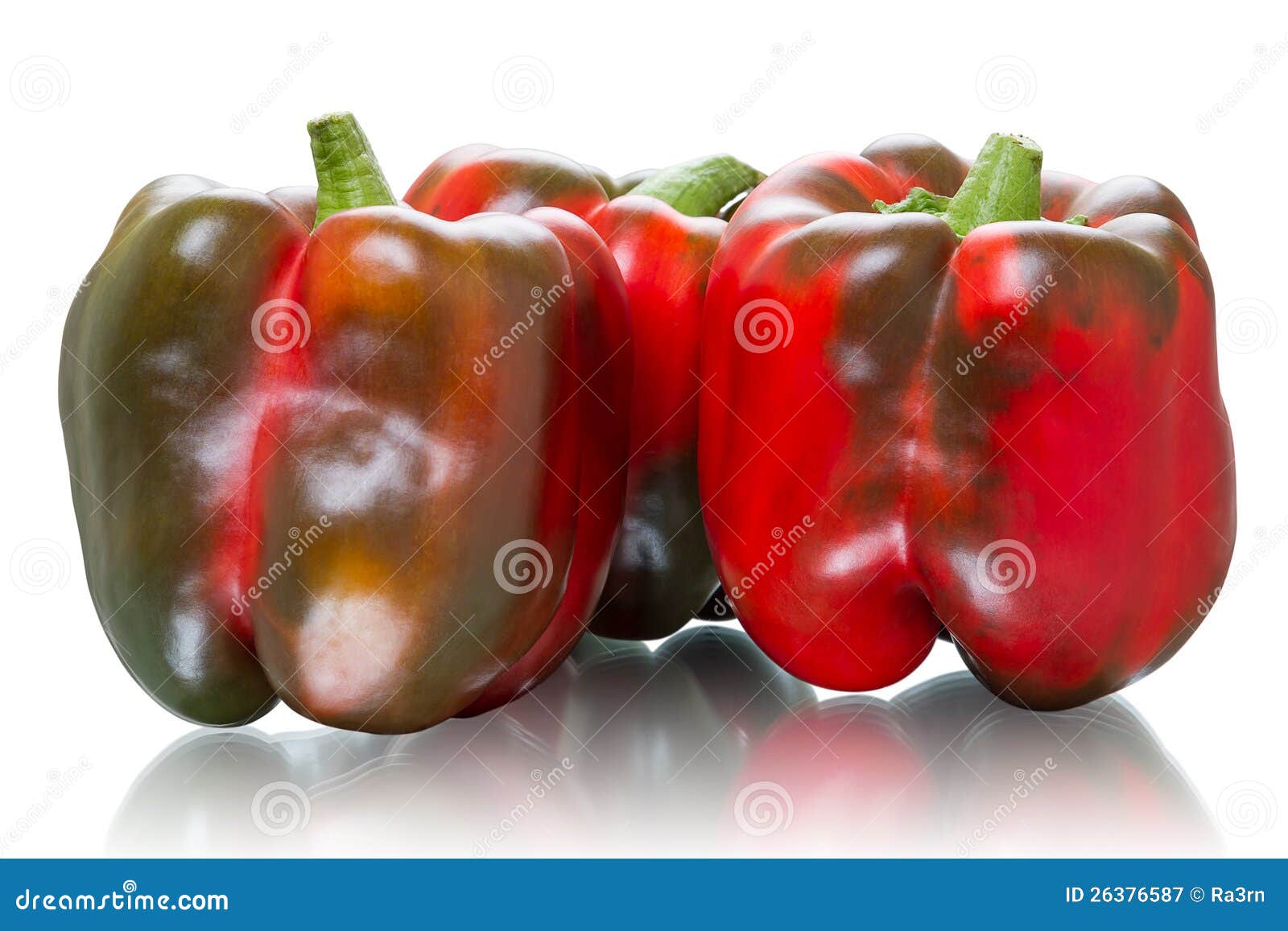 Turning Red Sweet Peppers Stock Image Image Of Gourmet