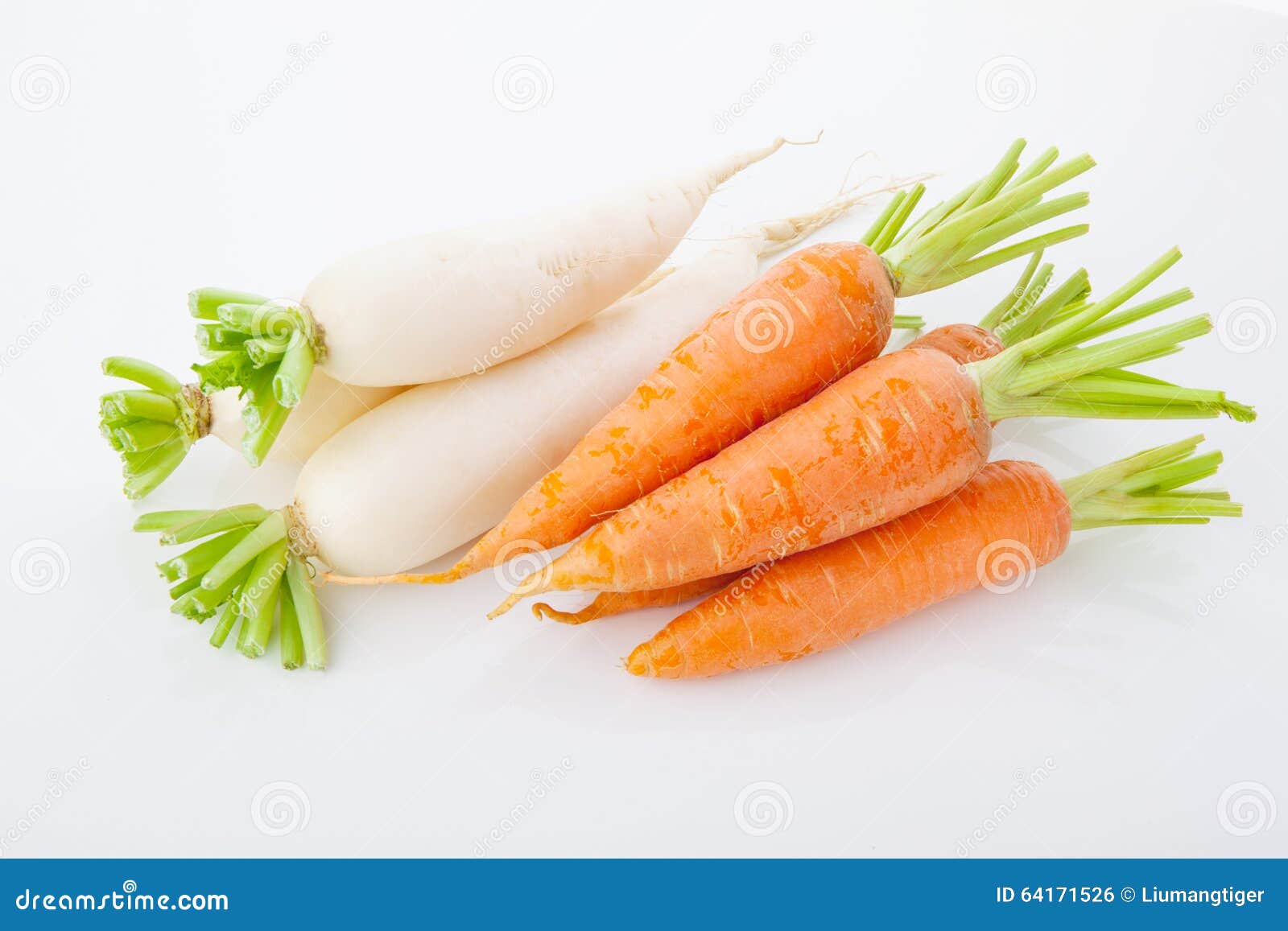 turnips and carrots heaps