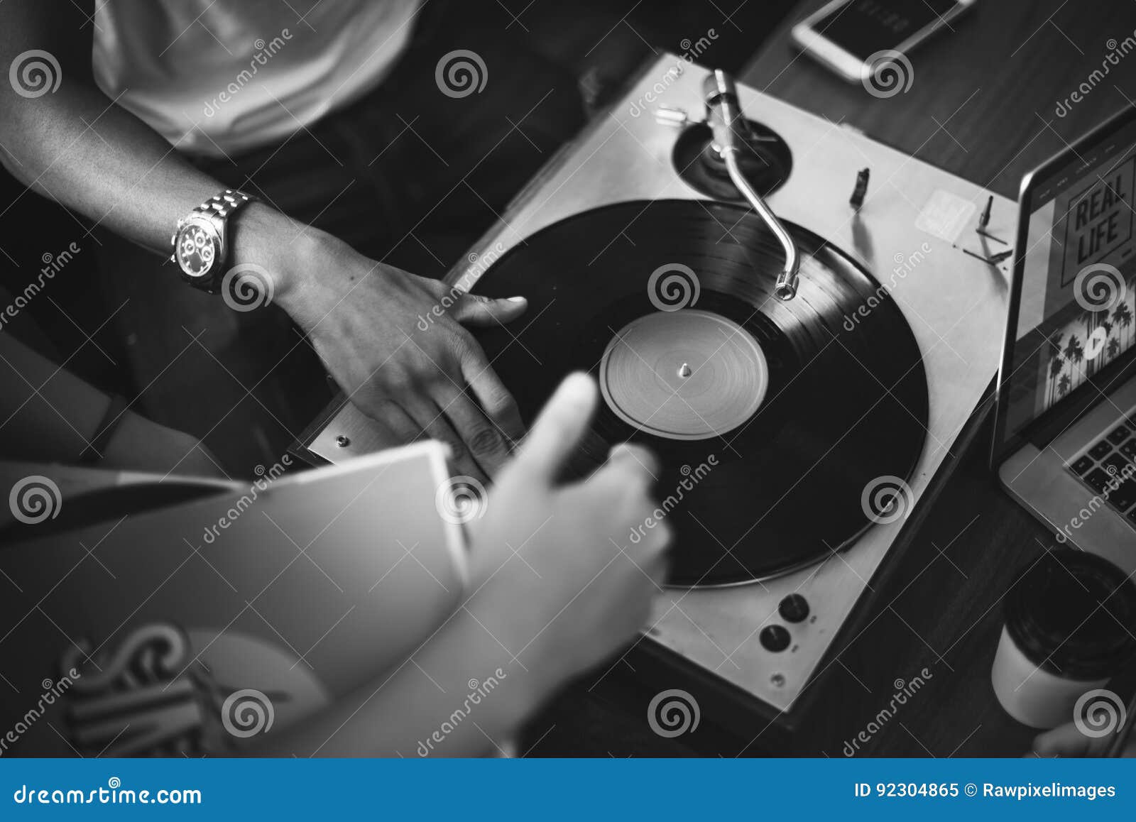 Vinyl Scratch RoyaltyFree Stock Photo 3736935