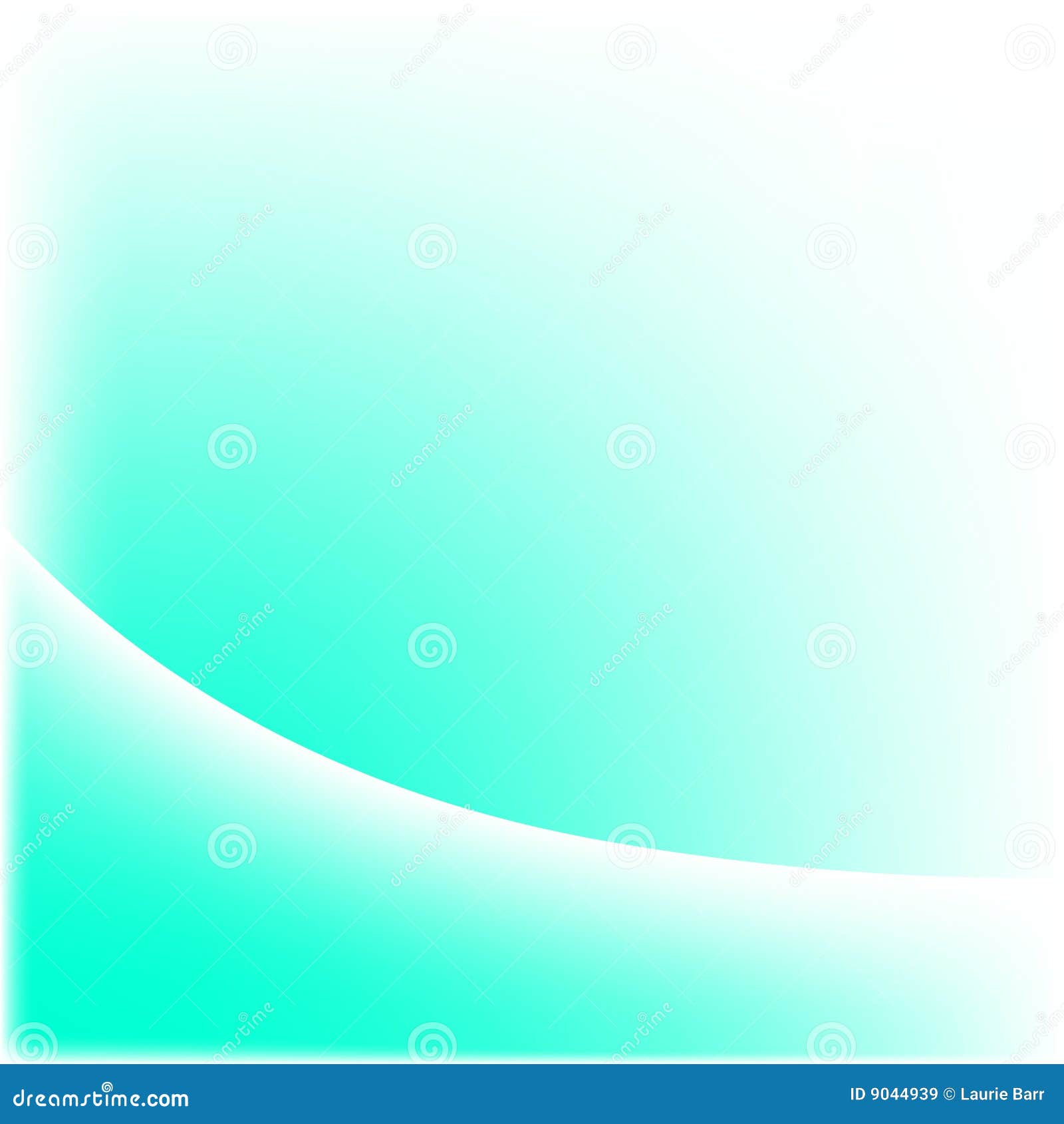 Turquesa y onda del blanco stock de ilustración. Ilustración de limpio