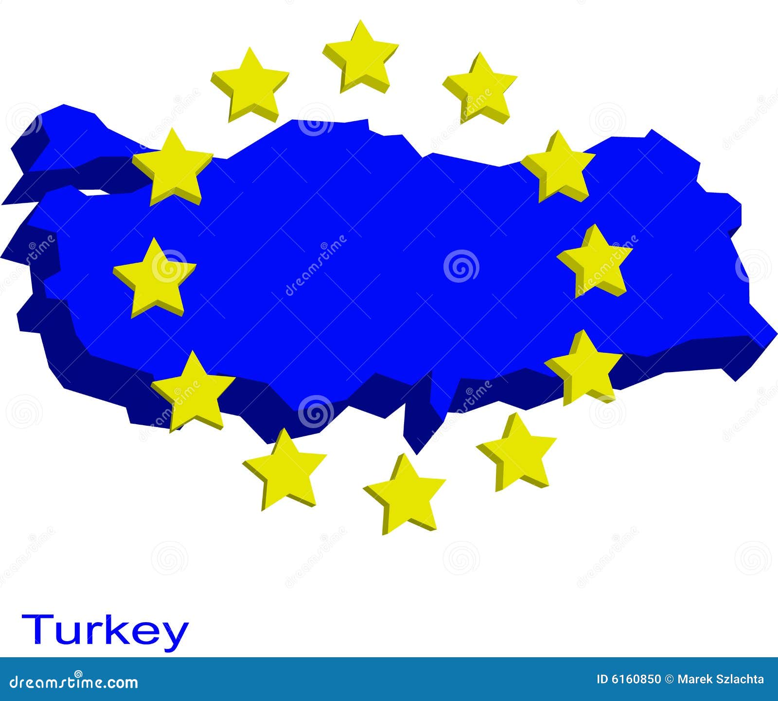 turquia-na-ue-ilustra-o-do-vetor-ilustra-o-de-contorno-6160850