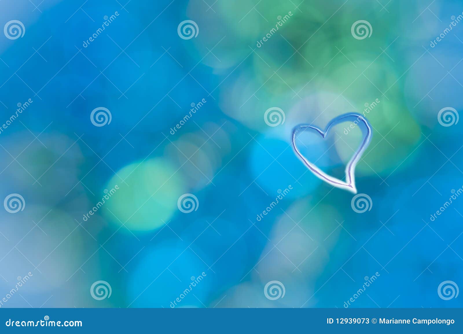 Turquoise Blue Abstract Background Grunge Heart Stock Photos Image