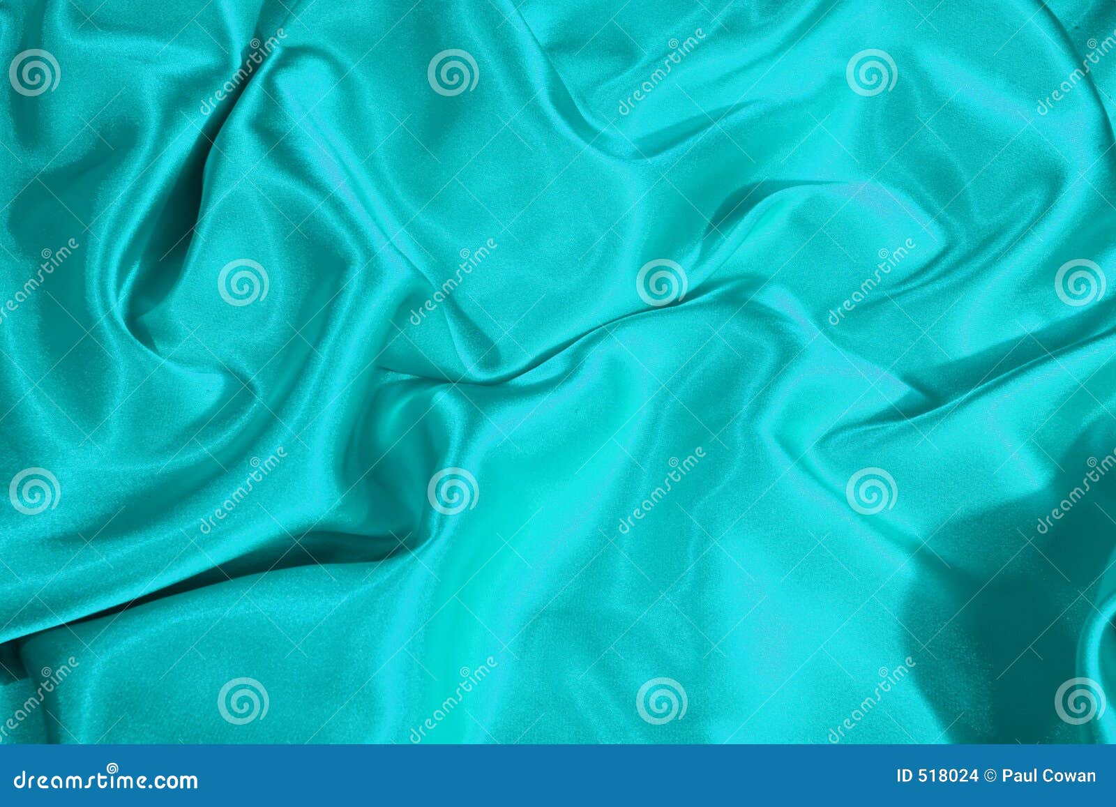 Turquoise satin. Turquise satin background