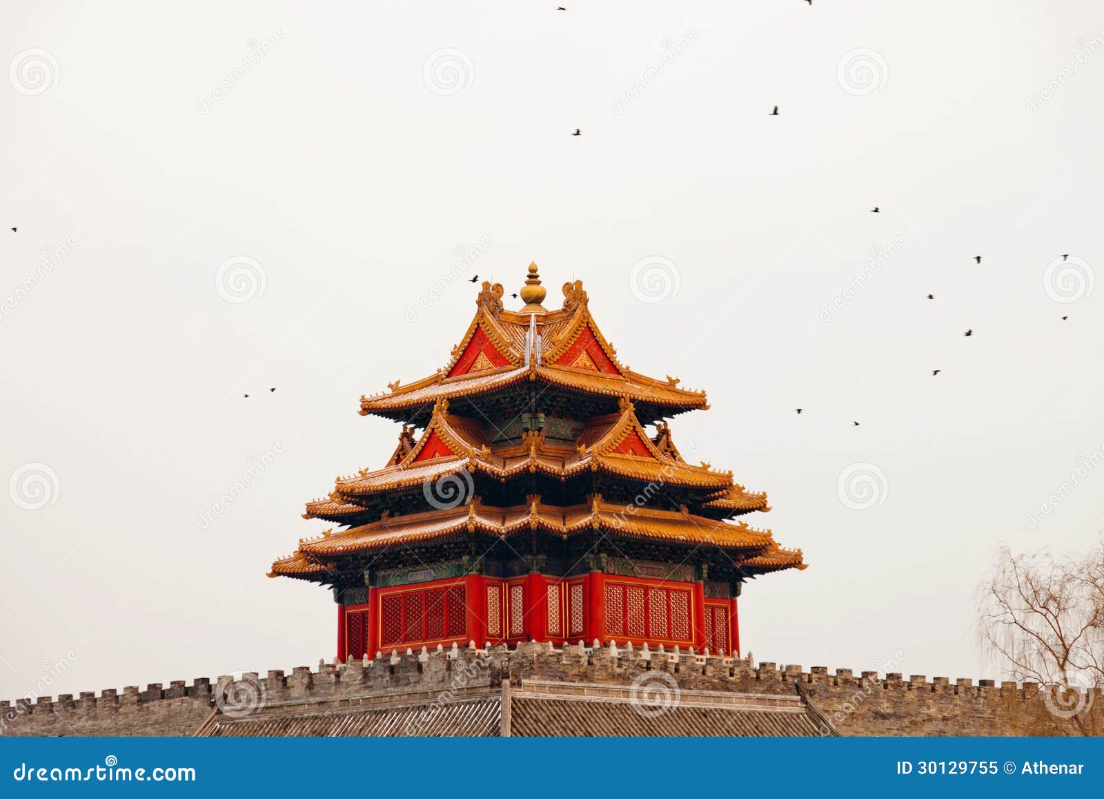 the turret of the forbidden city