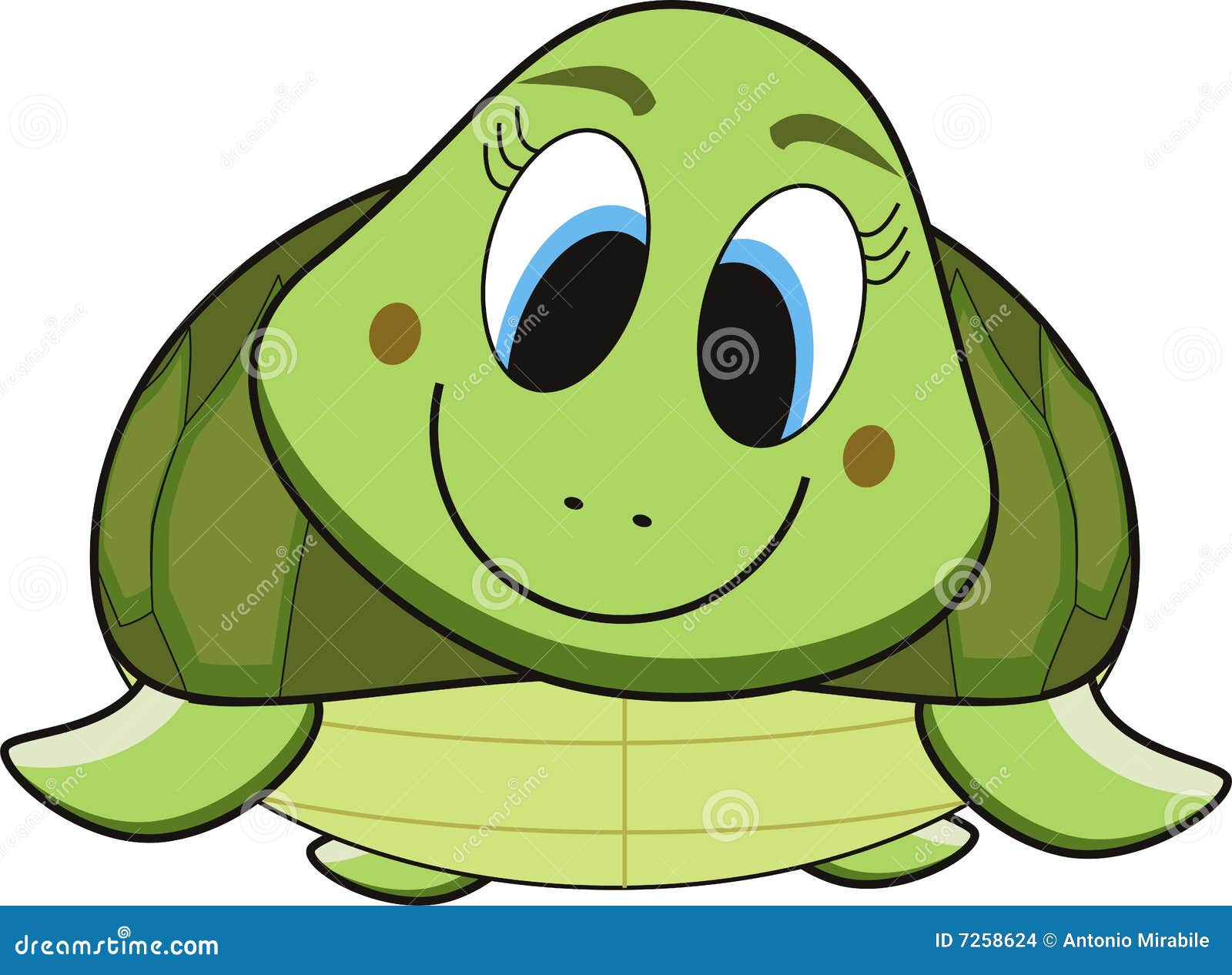 Turtle cartoon stock vector. Illustration of tortoise - 7258624