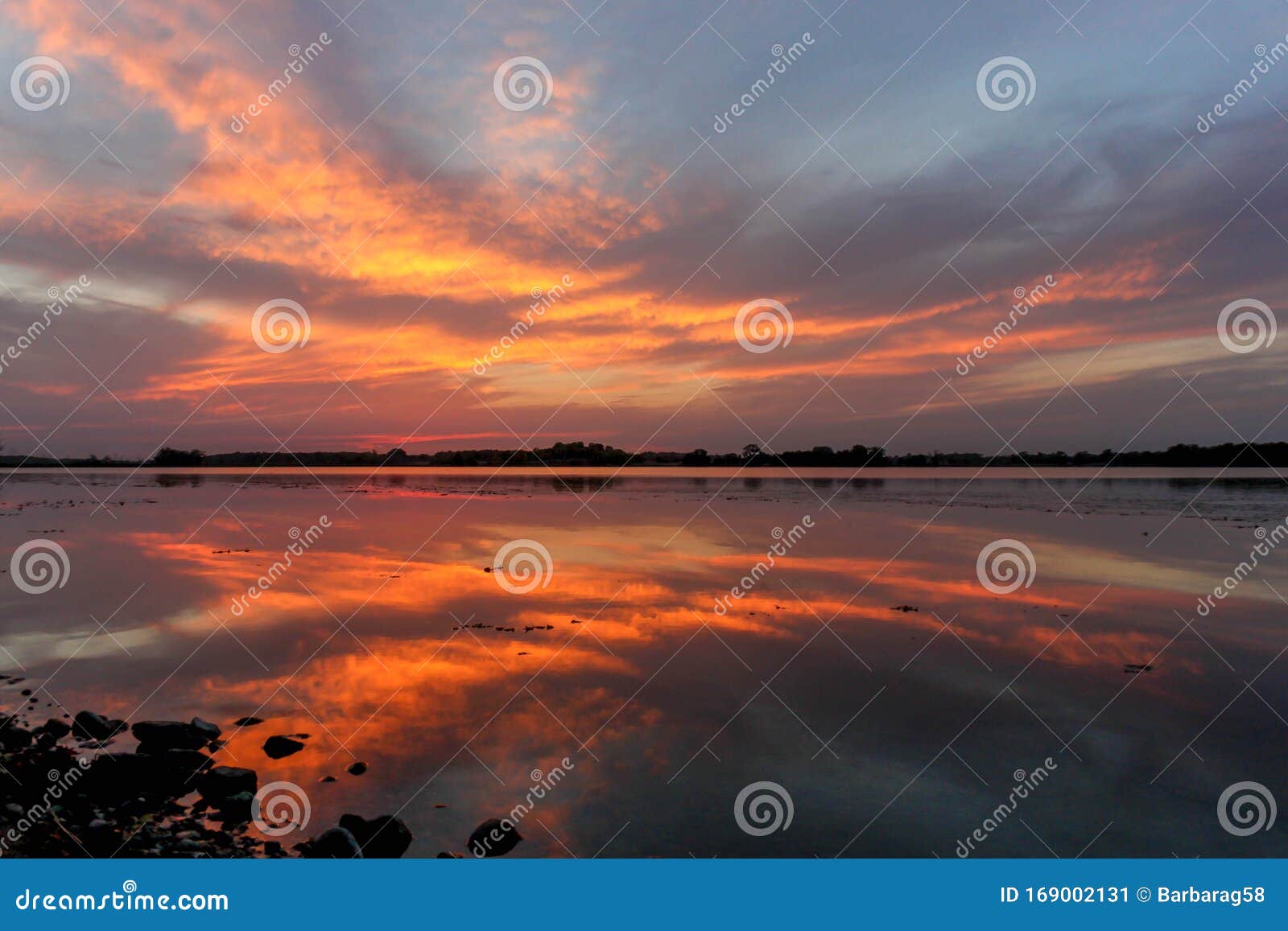 FRENCH: Coucher du Soleil sur Turtle Lake (Sunset on Turtle Lake)