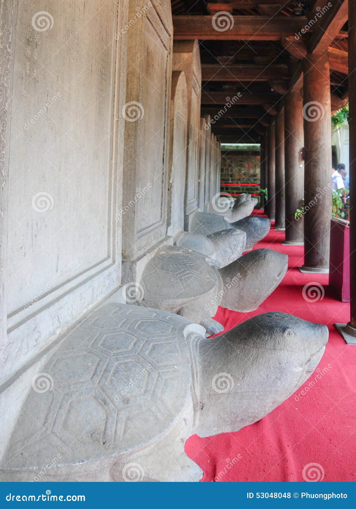 Turtle Stone Steles, Bearing The Names Of Doctoral Laureates Of The ...