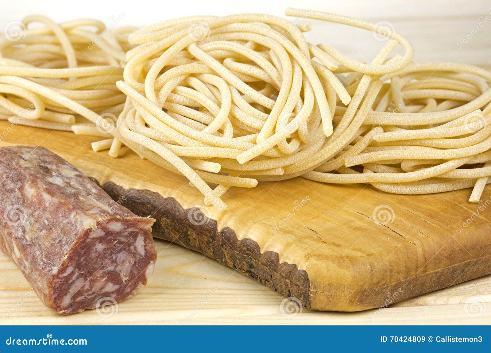 Tuscany Durum Wheat Semolina Pasta Stock Image - Image of food, nest