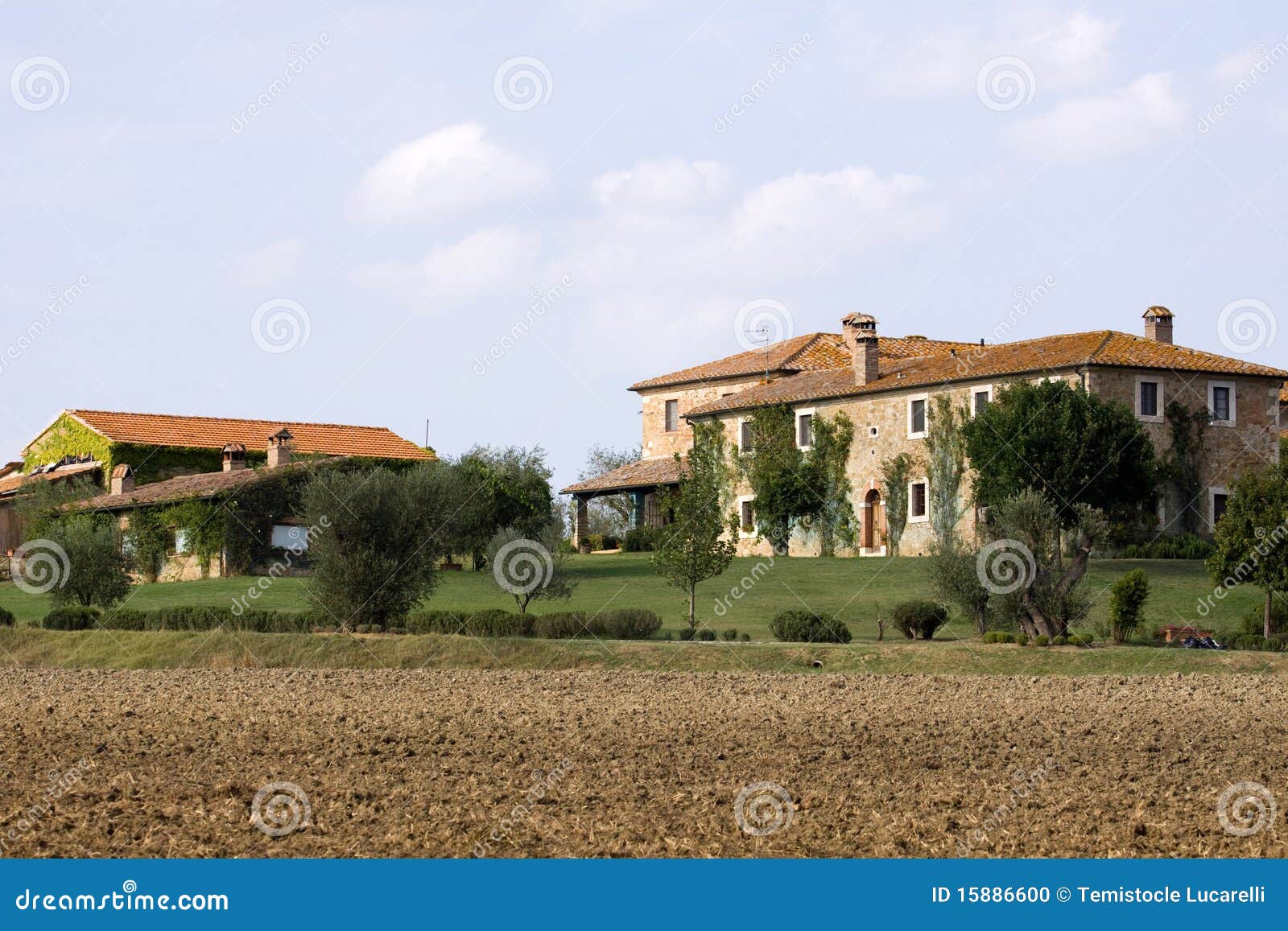 Tuscany estates stock photo. Image of countryside, plough 15886600