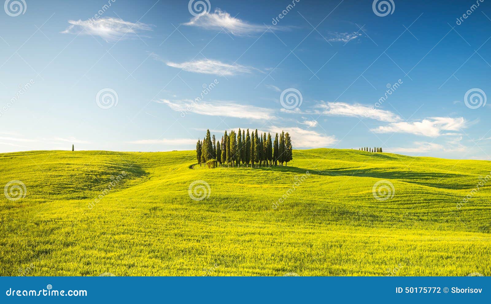 Tuscany at spring stock photo. Image of italian, agriturismo 50175772