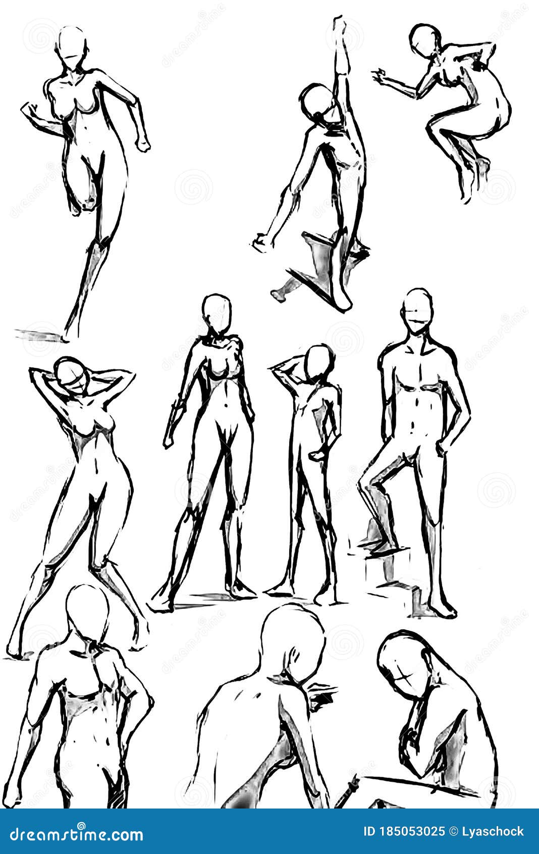 Drawing Poses Body References  HowtoArtcom