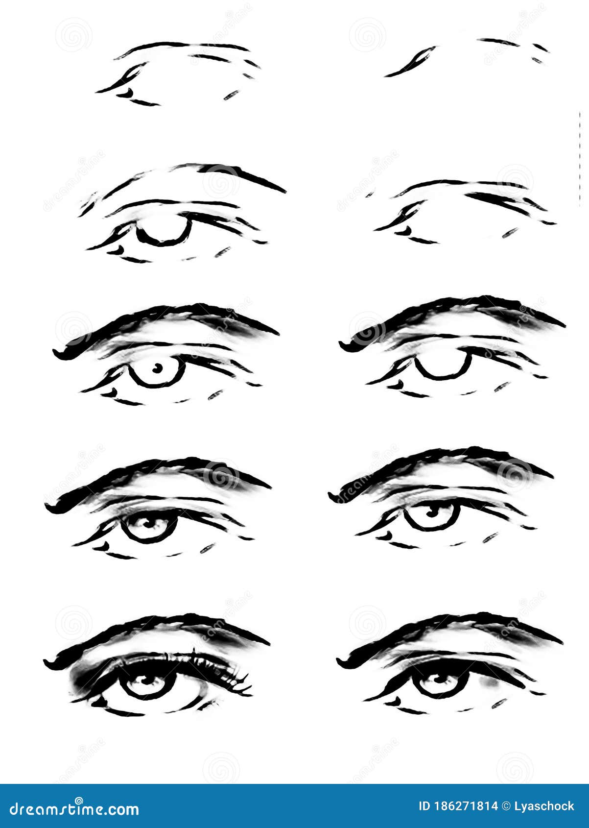 How to Draw Manga Eyes: Male Vs. Female 