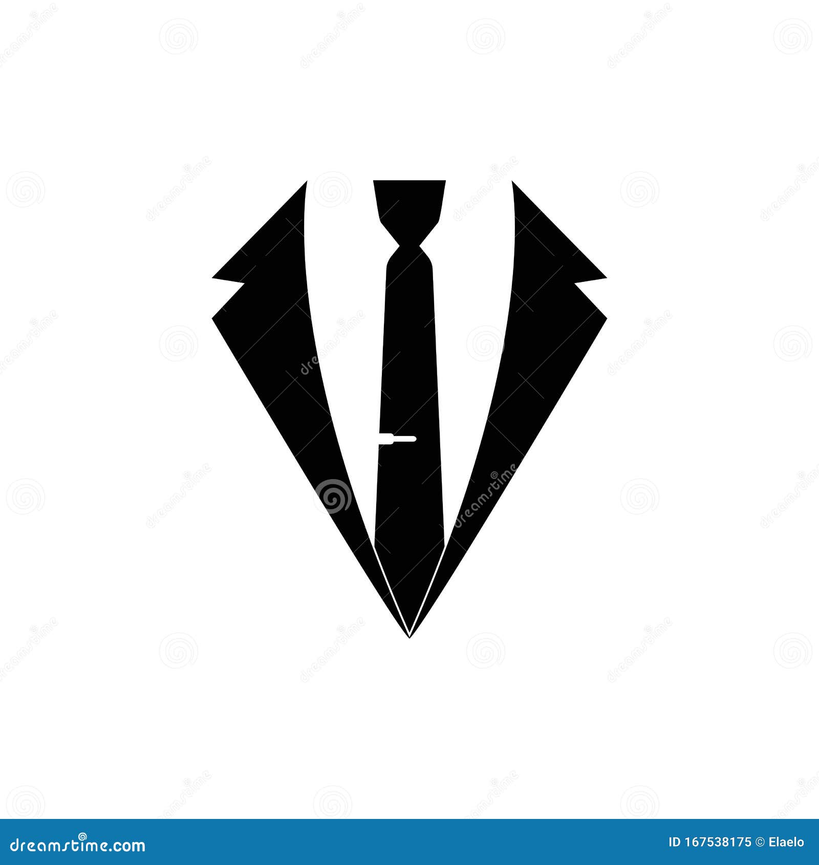 Tuxedo Icon Vector Illustration Design Logo Stock Vector - Illustration ...