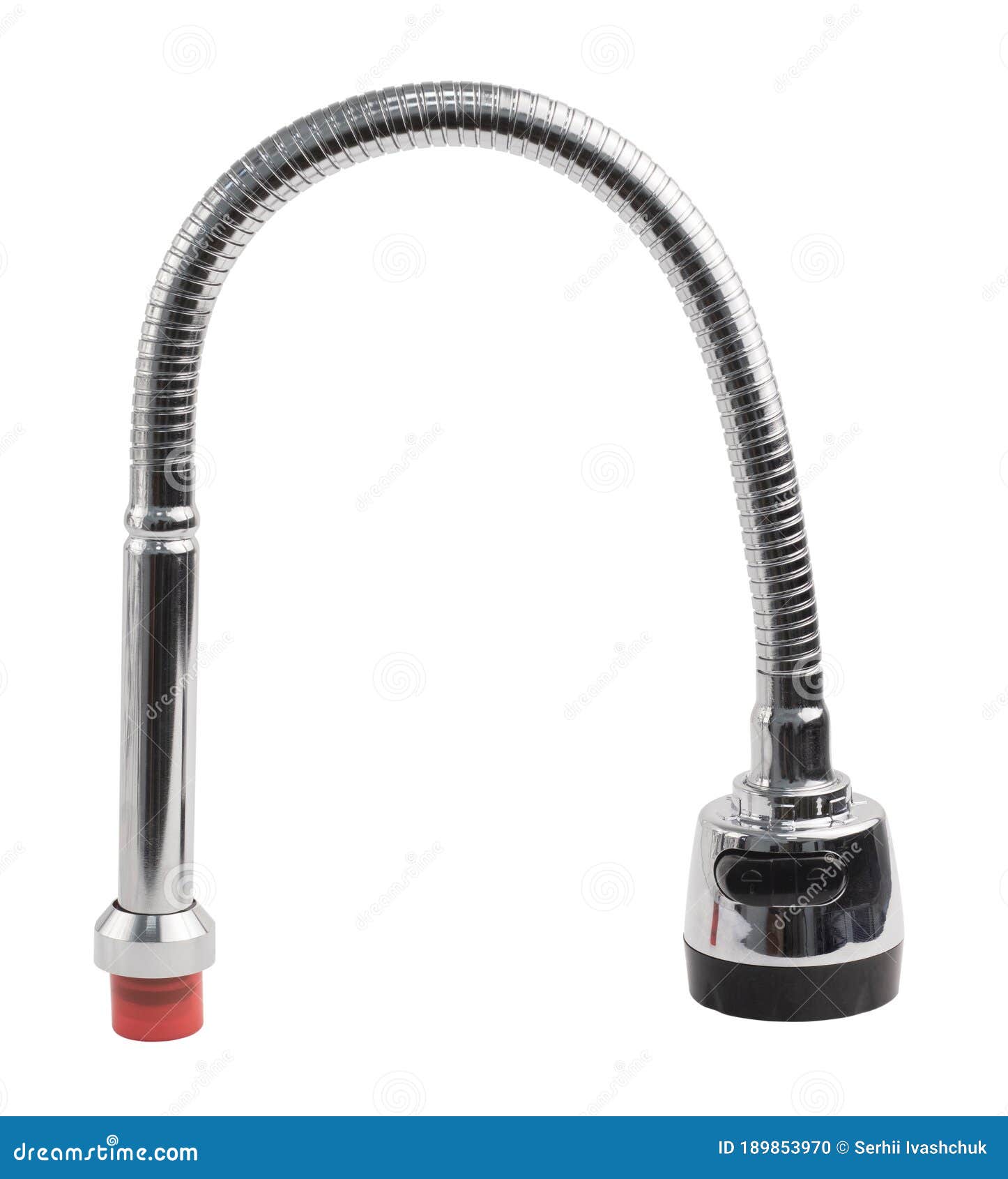 Flexible de robinet - métallique chromé - avec économiseur d'eau