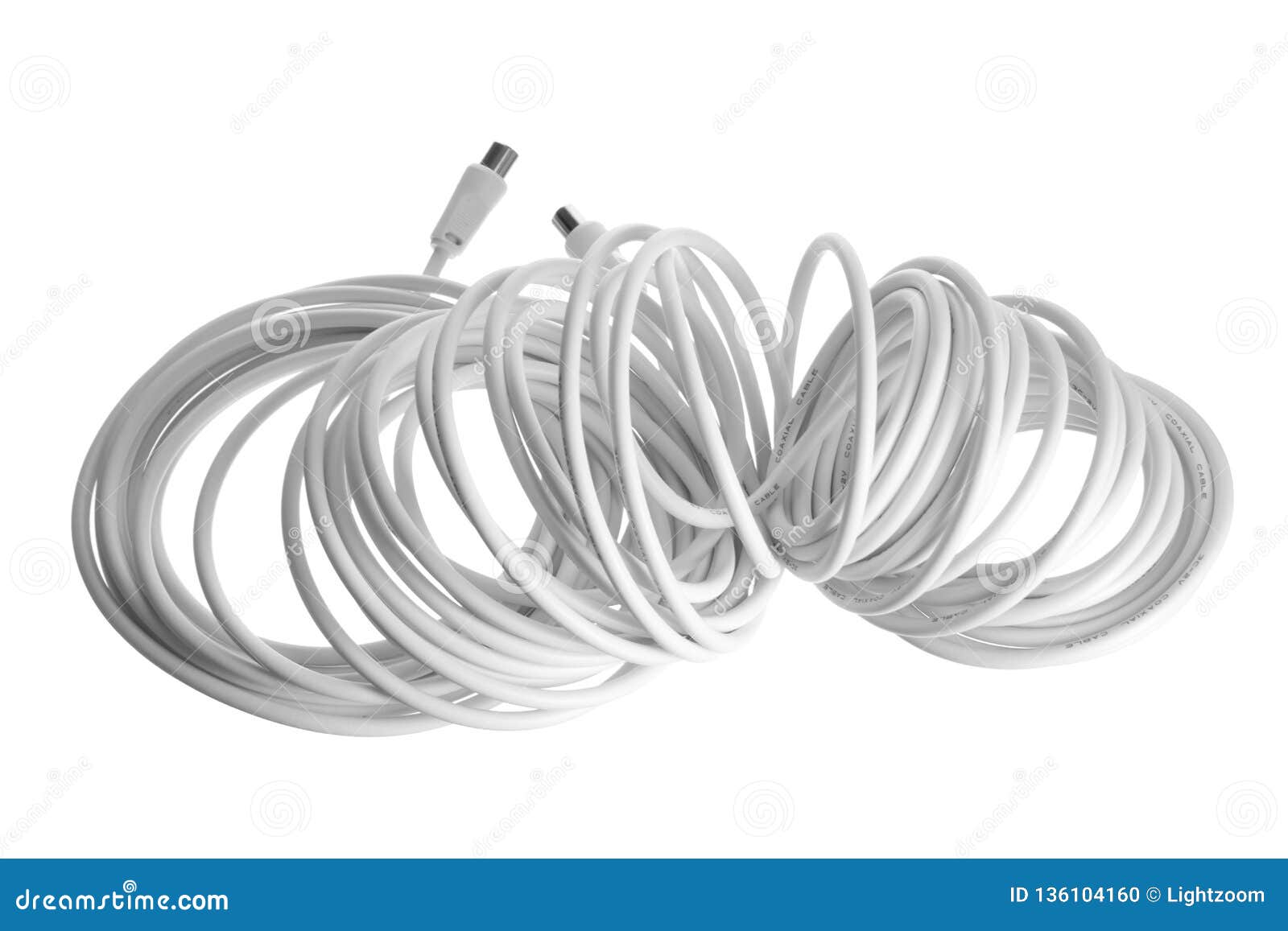 TV Aerial Extension Cable stock photo. Image of extension 136104160