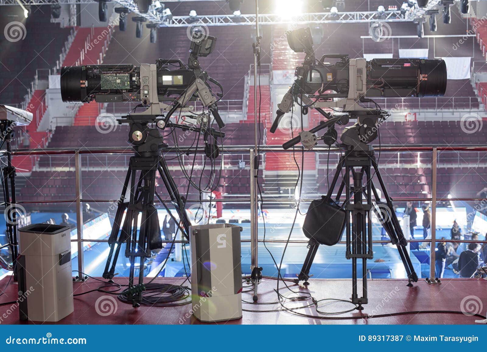 TV in the Boxing Championship Stock Image Image of championship