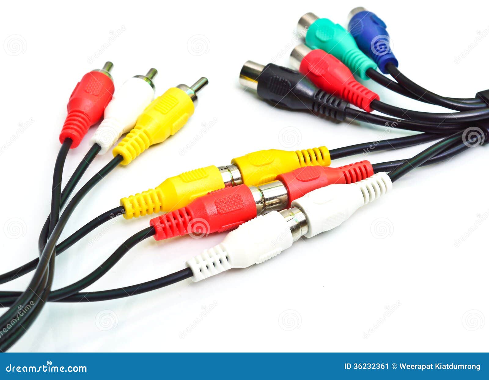 Tv cable jack stock image. Image of cord, connect, technology 36232361