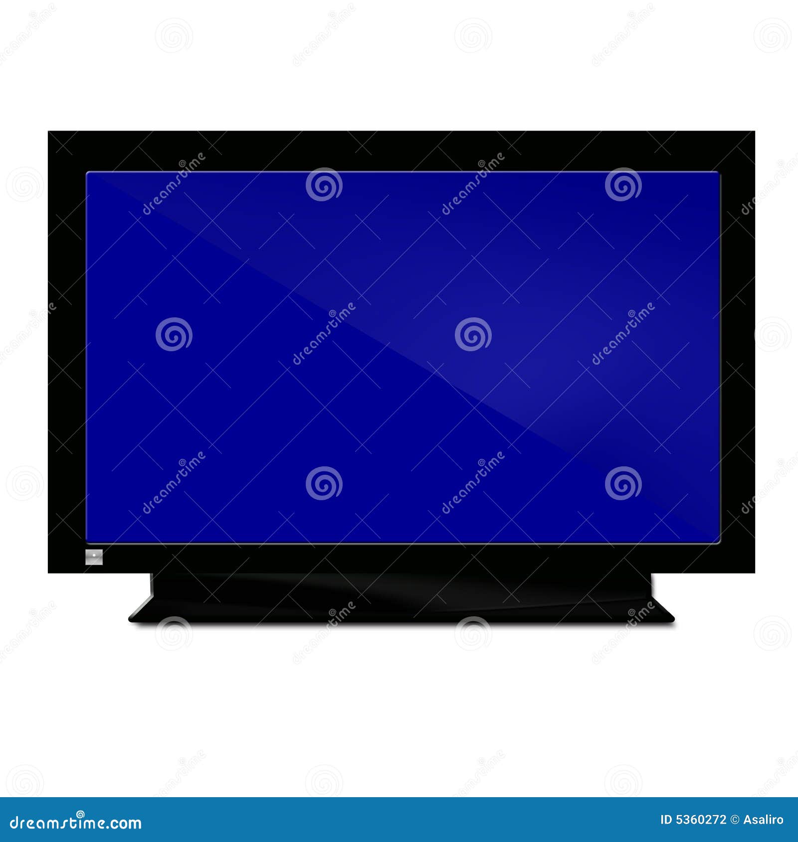 TV Dark Blue stock illustration. Illustration of screen 5360272