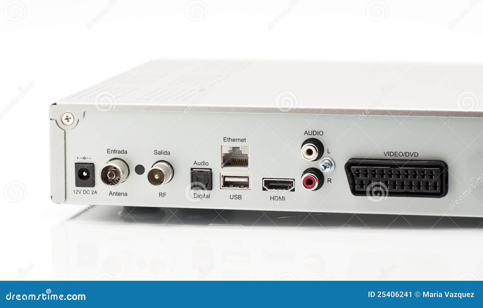 TV Decoder stock image. Image of remote, entertainment 25406241