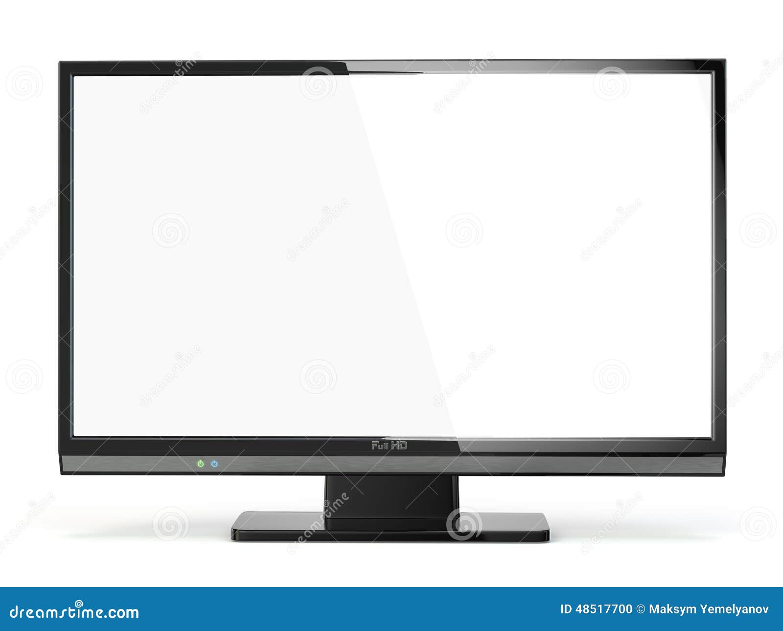 TV Flat Screen Lcd or Plasma. .Digital Broadcasting Television. Stock ...