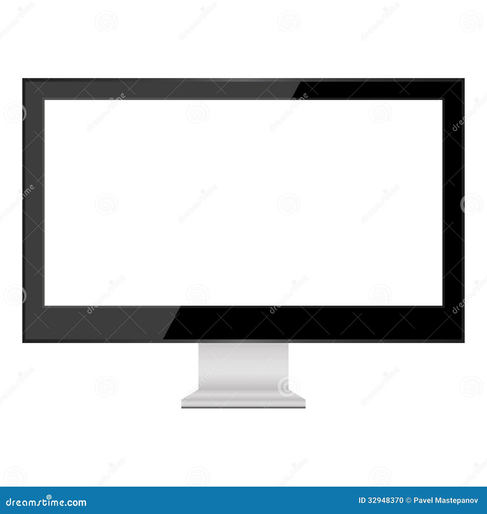 TV flat screen lcd.plasma stock vector. Illustration of electronics