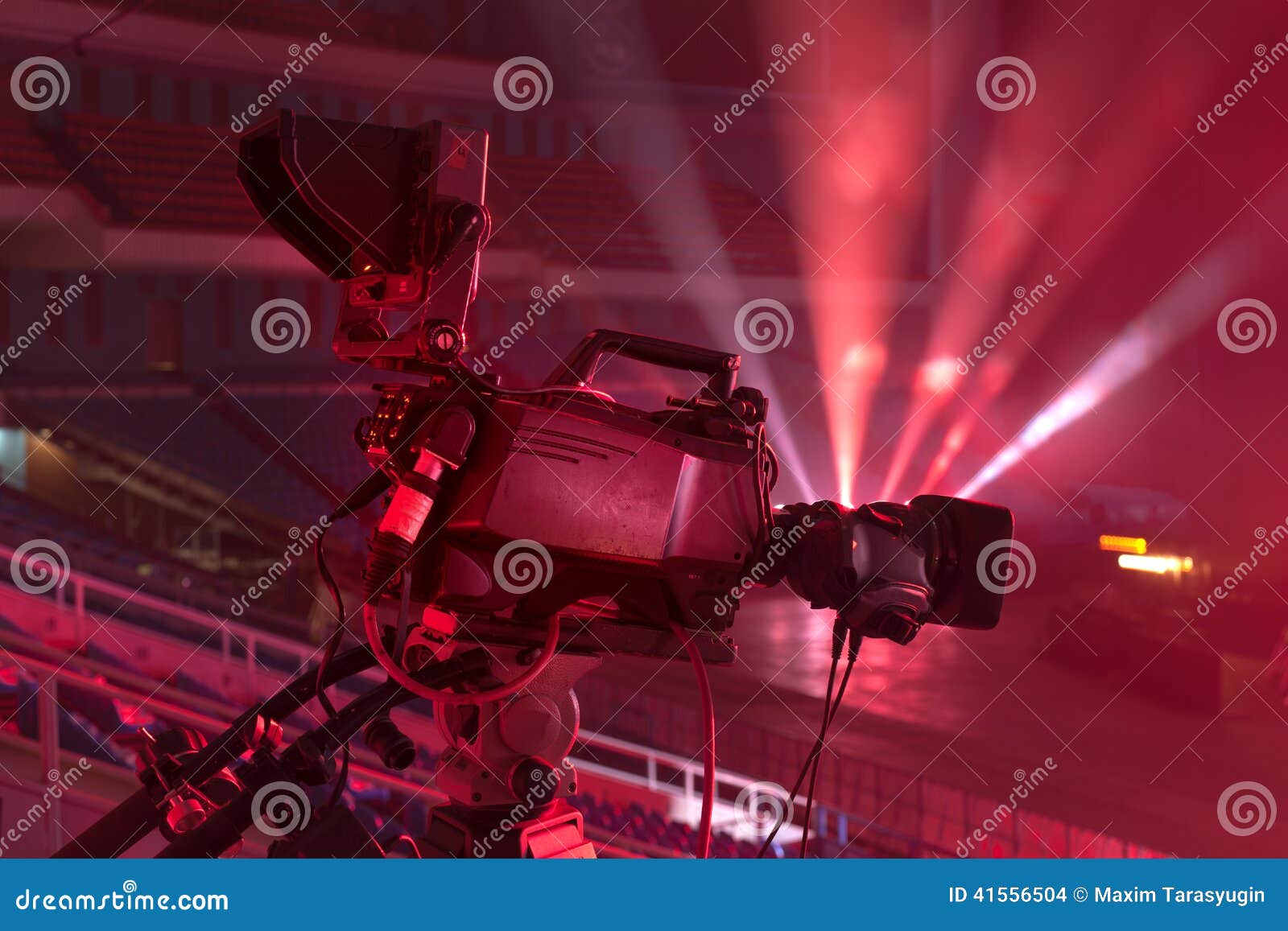 TV Professional Studio Digital Video Camera Stock Photo Image of