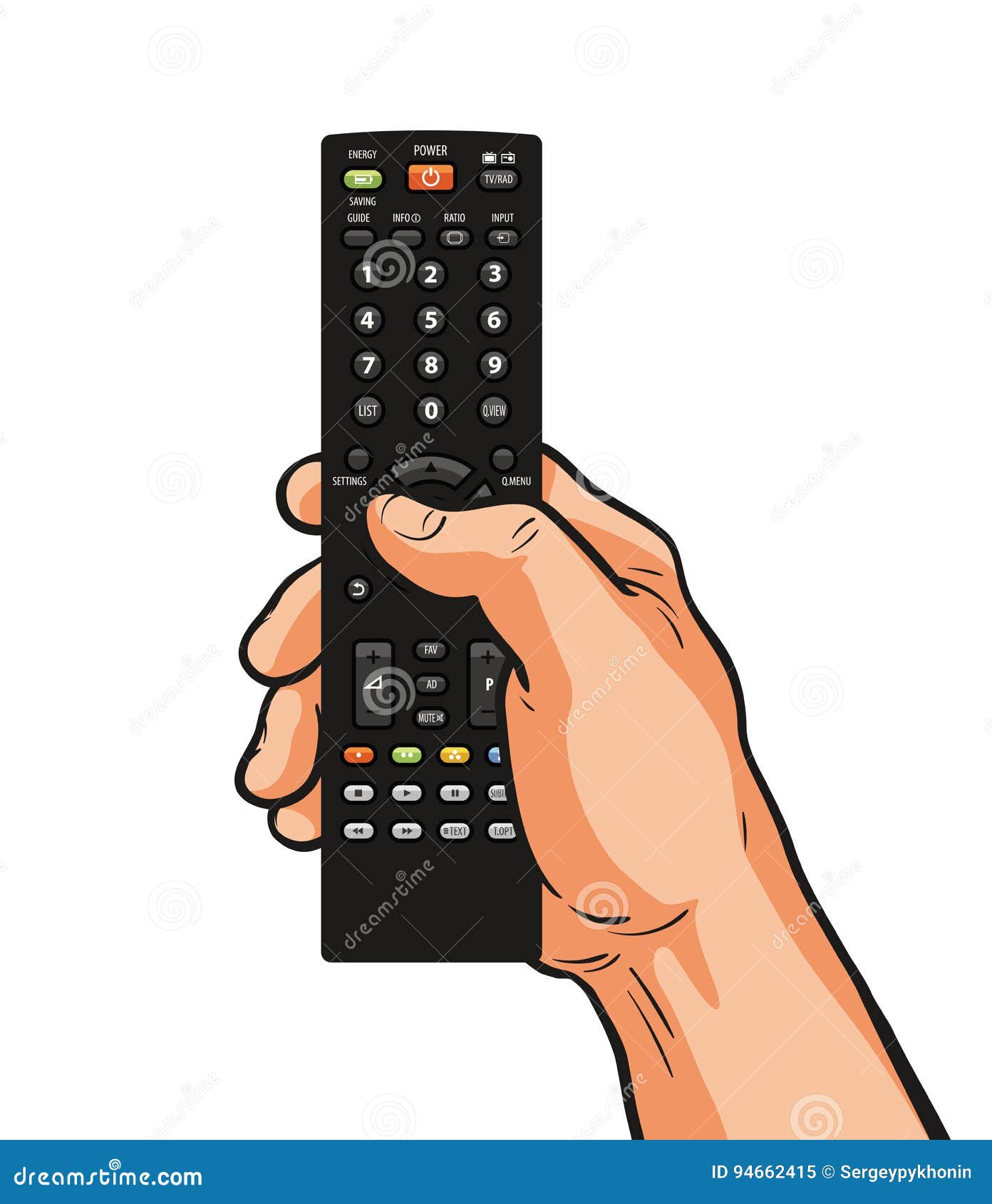 tv remote clipart