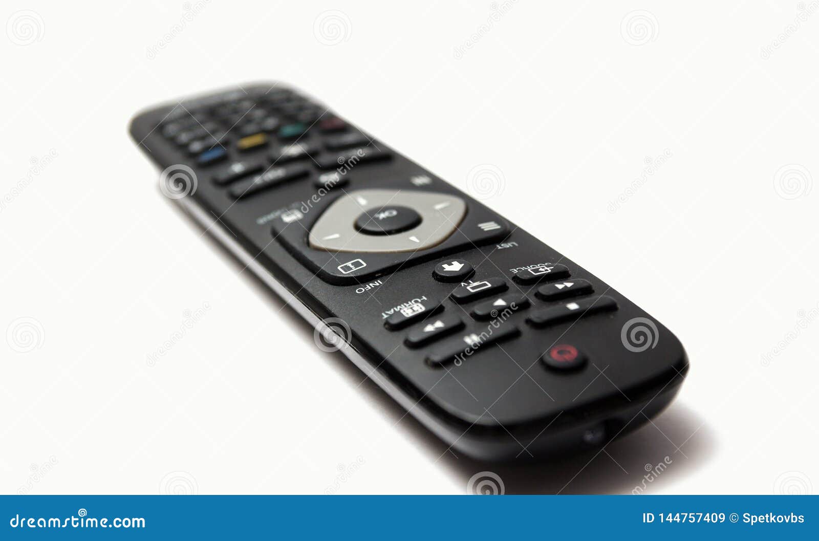 Tv remote control isolated stock image. Image of home 144757409