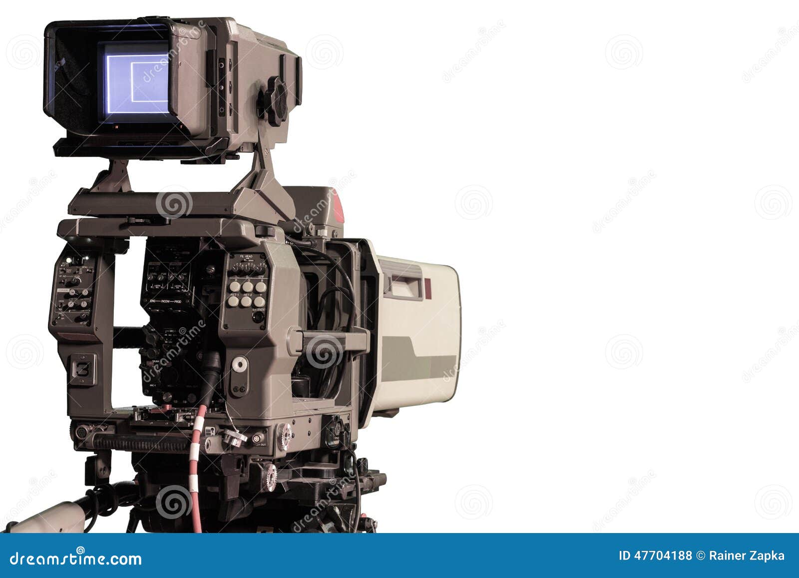 TV Studio Camera stock photo. Image of television, monitor - 47704188