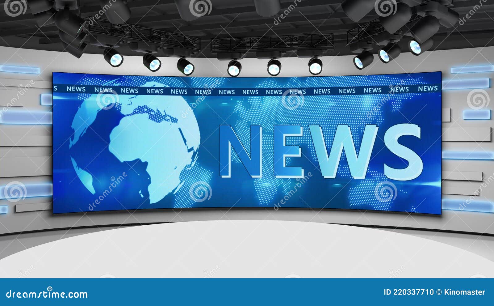 Breathtaking Newsroom background green screen for your professional videos