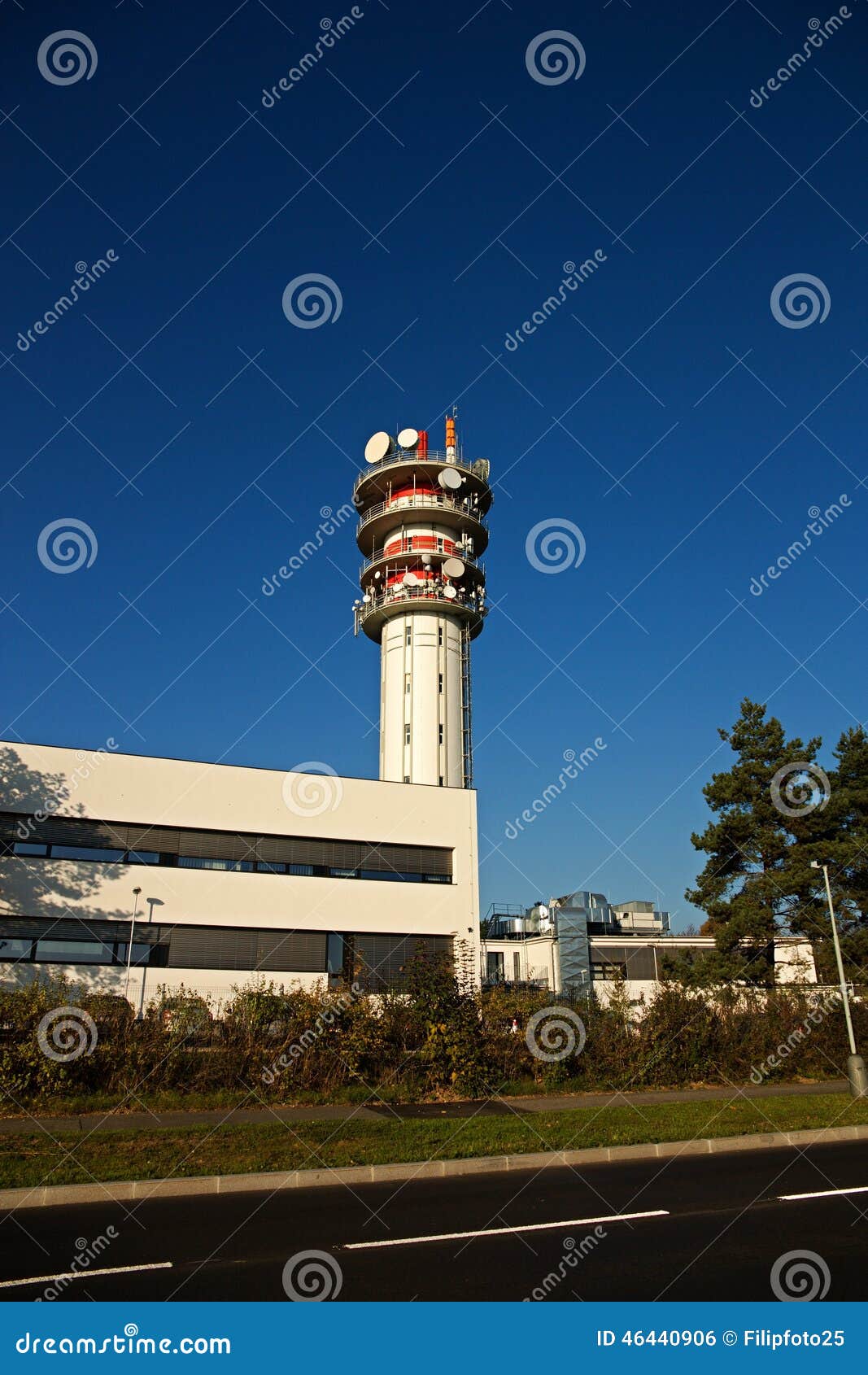 Tv transmitter stock photo. Image of ladronka, large 46440906