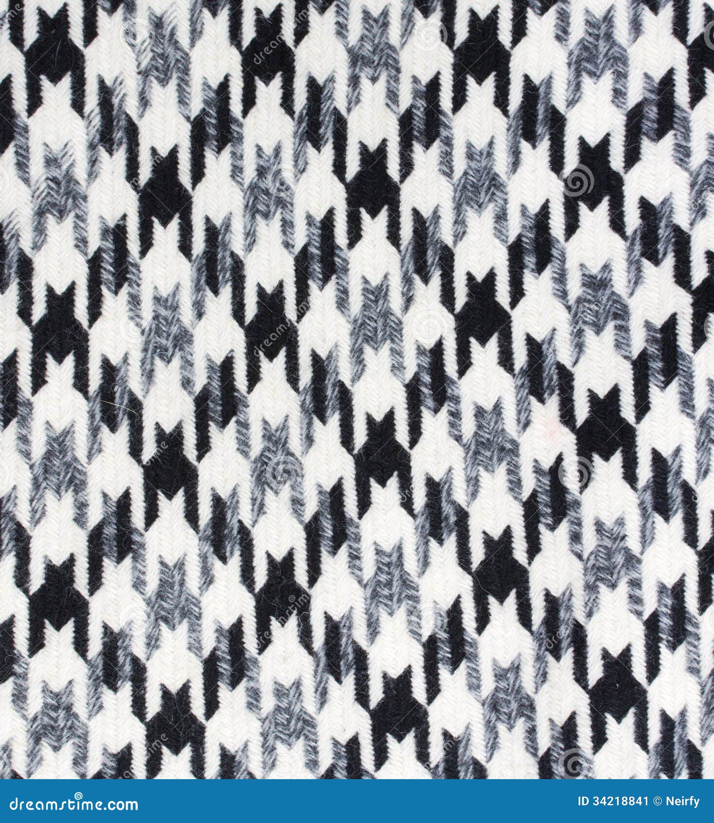Tweed Fabric Houndstooth Texture Stock Image Image 34218841