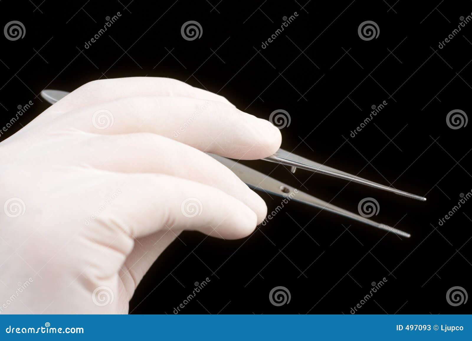 Tweezers stock image. Image of holding, gear, iron, instrument 497093