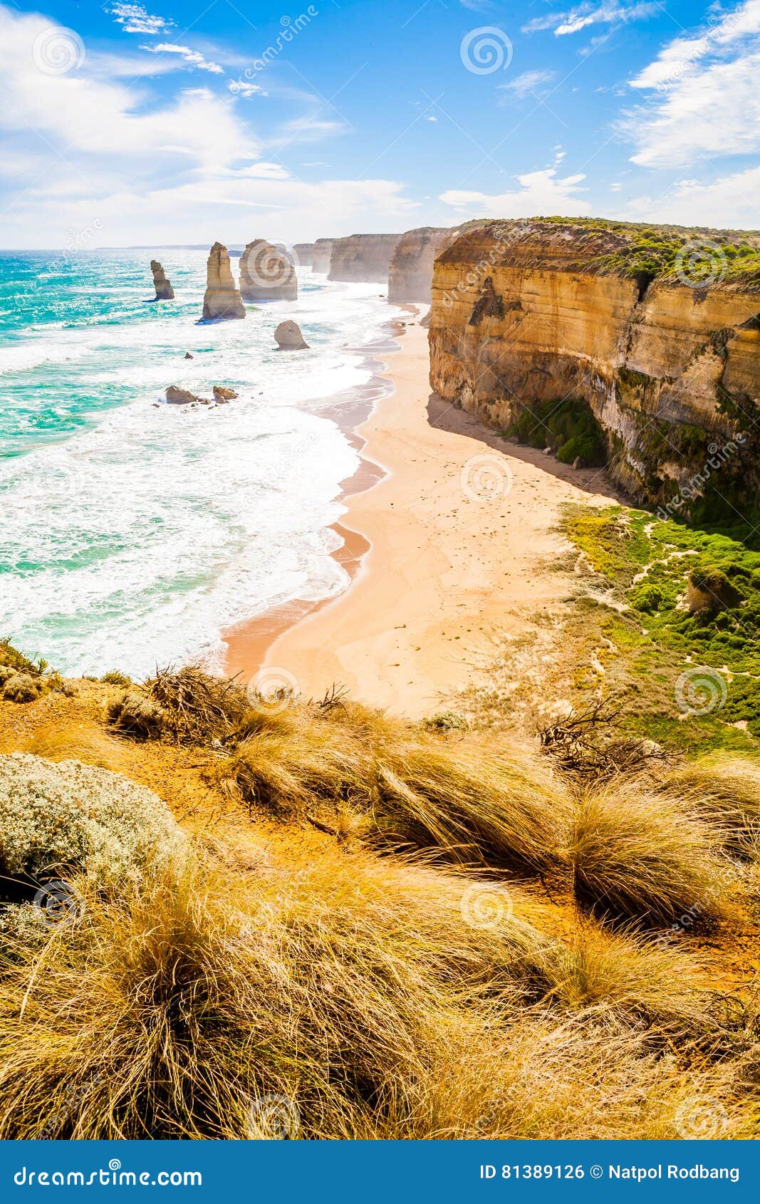 Melbourne Twelve Apostles - Sign Of Erosion Stock Image | CartoonDealer ...